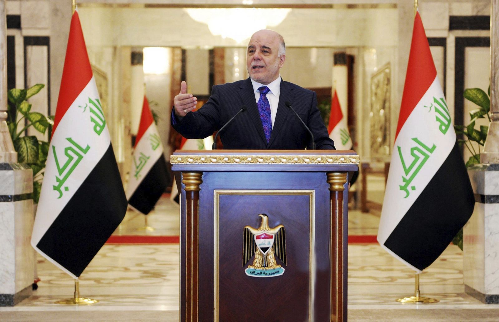 El nuevo primer ministro iraquí Haider al Abadi, a finales de agosto.