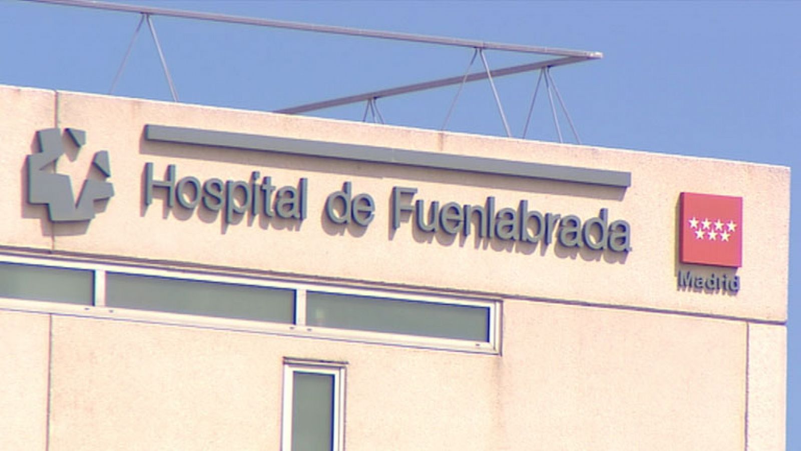 Fachada del hospital de Fuenlabrada, en Madrid