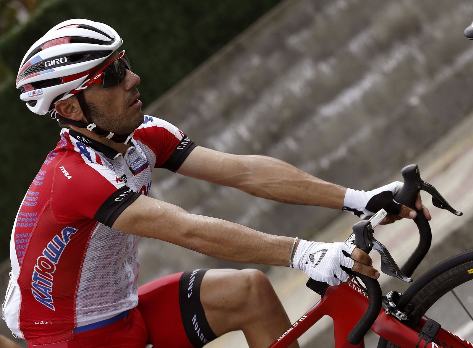 Imagen del ciclista catalán del equipo Katusha Joaquim "Purito" Rodríguez.