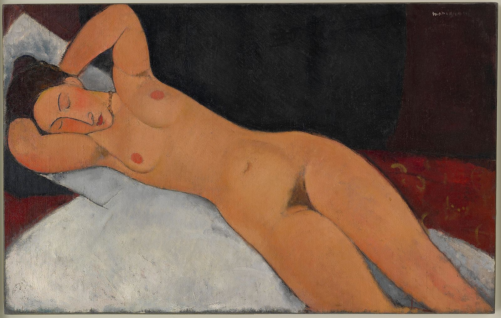 Amedeo Modigliani, "Desnudo" (1917)