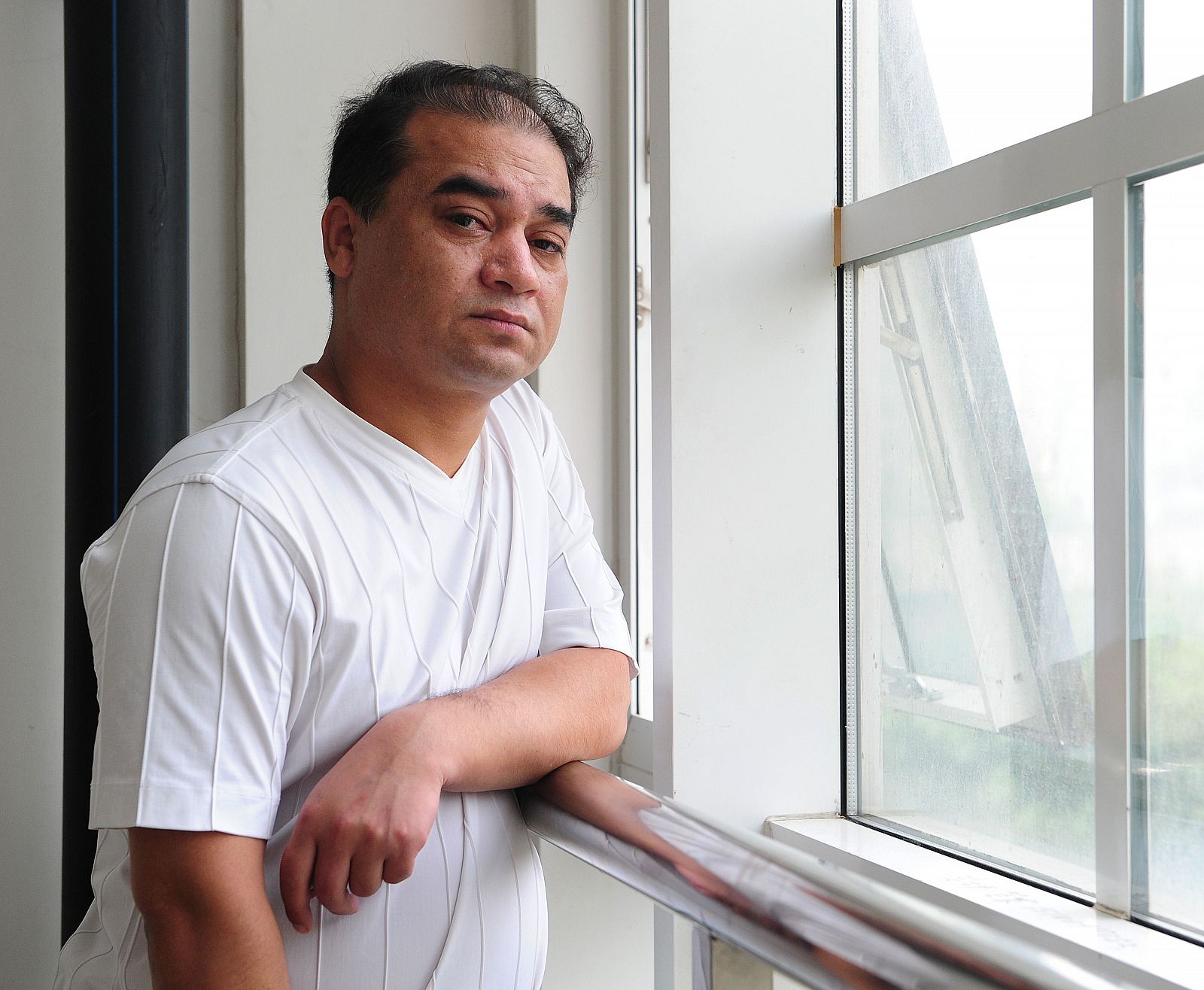 Ilham Tohti en una pausa entre clases en la Universidad de Pekín