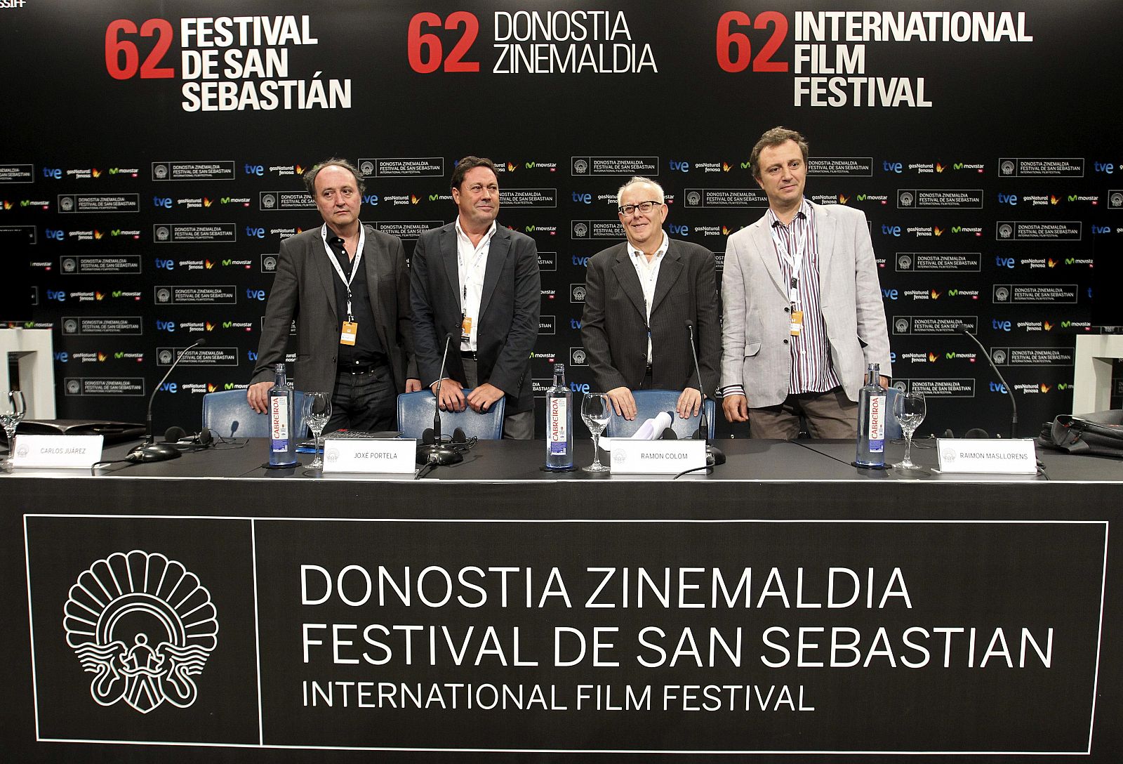 Rueda de prensa de las productores de cine en la 62 edición del Festival de San Sebastián