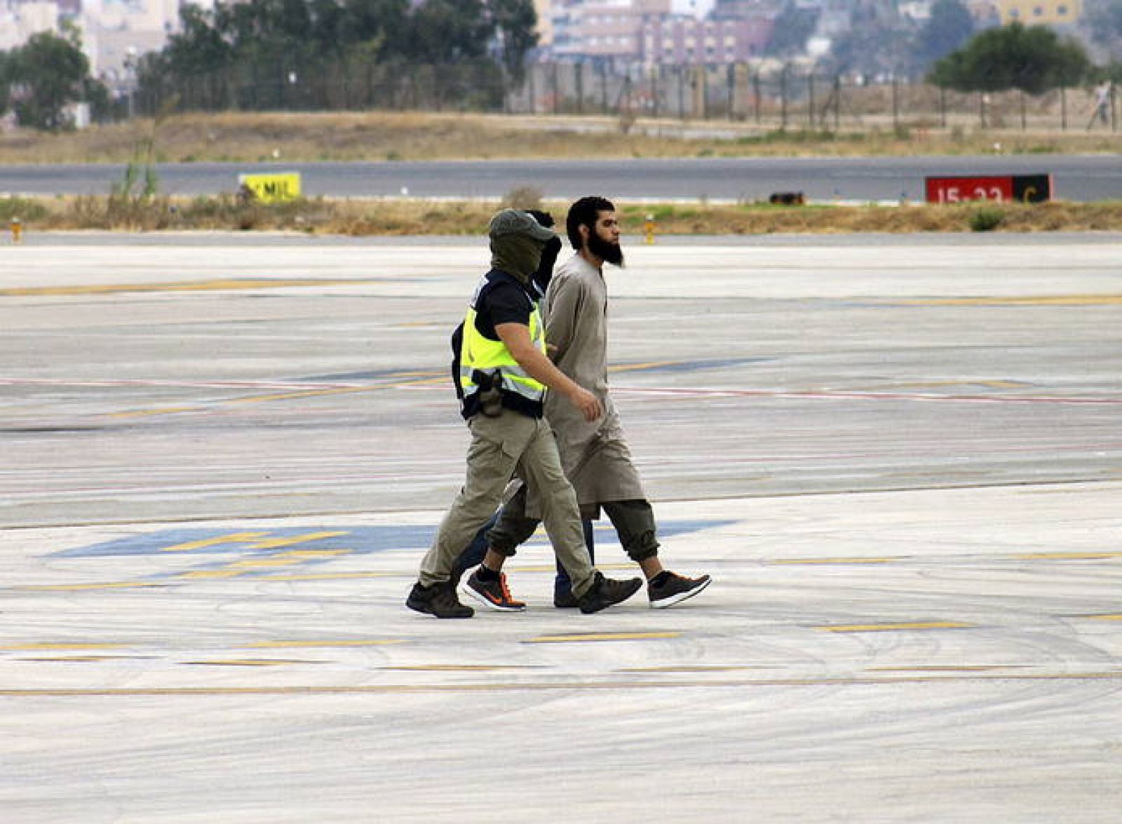 El presunto líder de la célula terrorista vinculada al Estado Islámico (EI), detenido en Melilla.