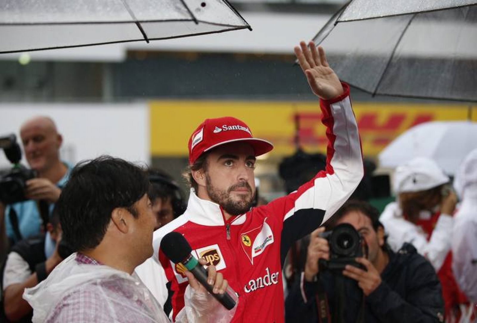 El piloto español Fernando Alonso, en Suzuka