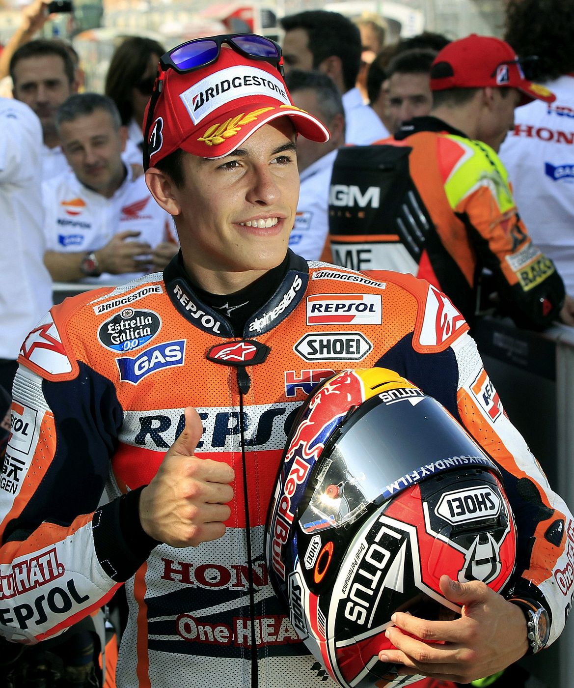 El piloto español de Moto GP, Marc Márquez