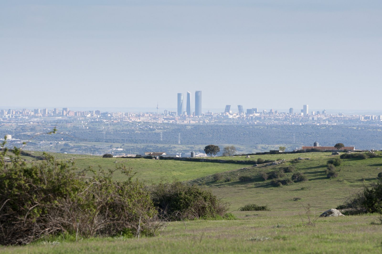 Vistas de la ciudad de Madrid.