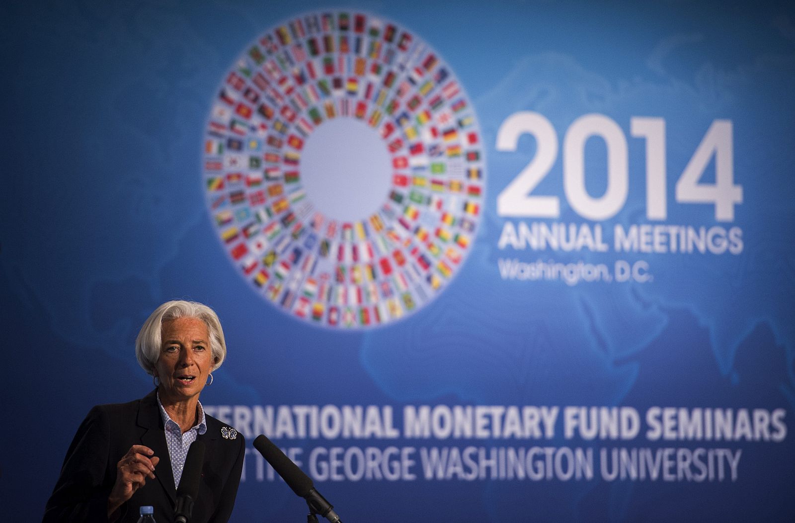 La directora gerente del Fondo Monetario Internacional (FMI), Christine Lagarde.