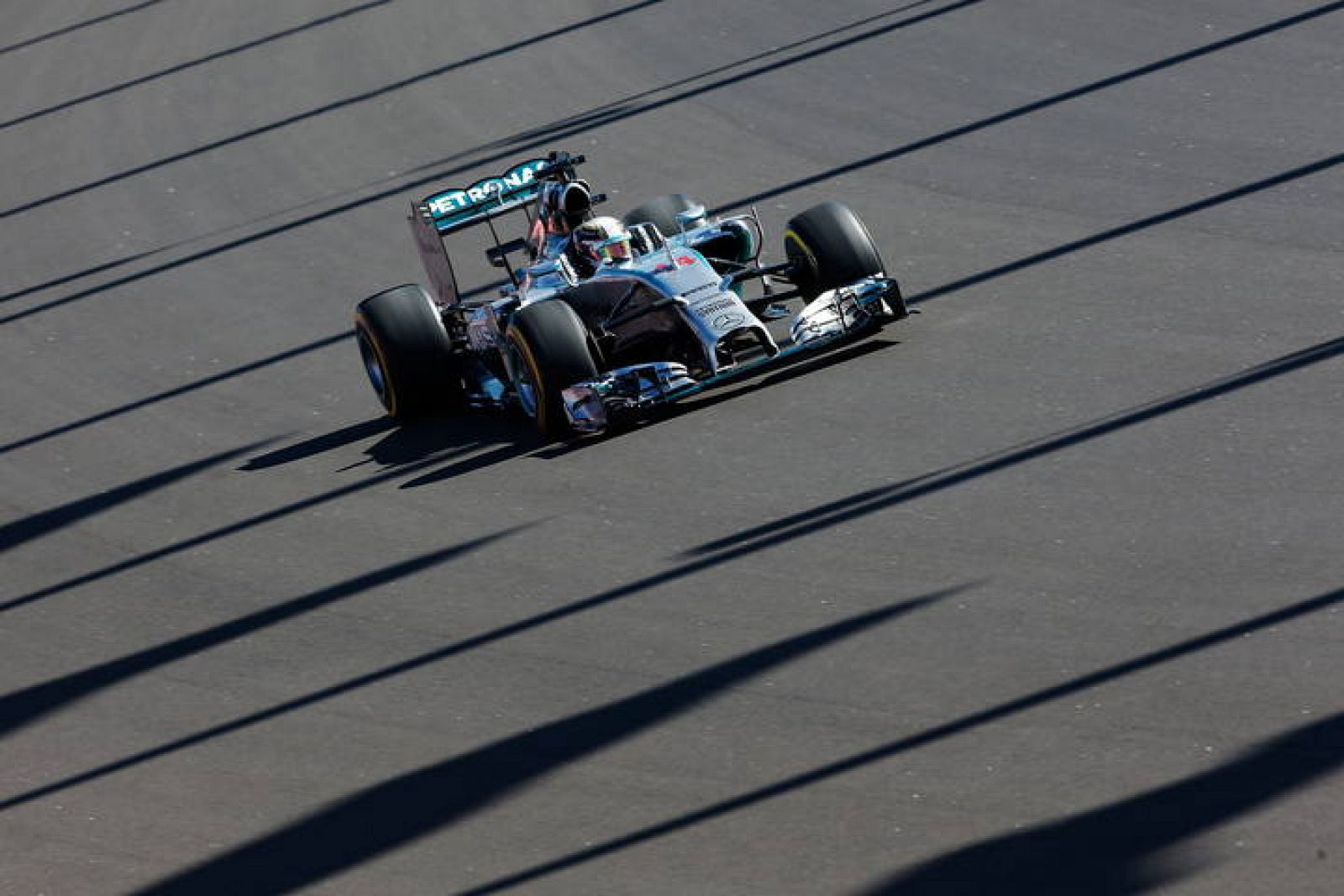 Hamilton, en el circuito Sochi.