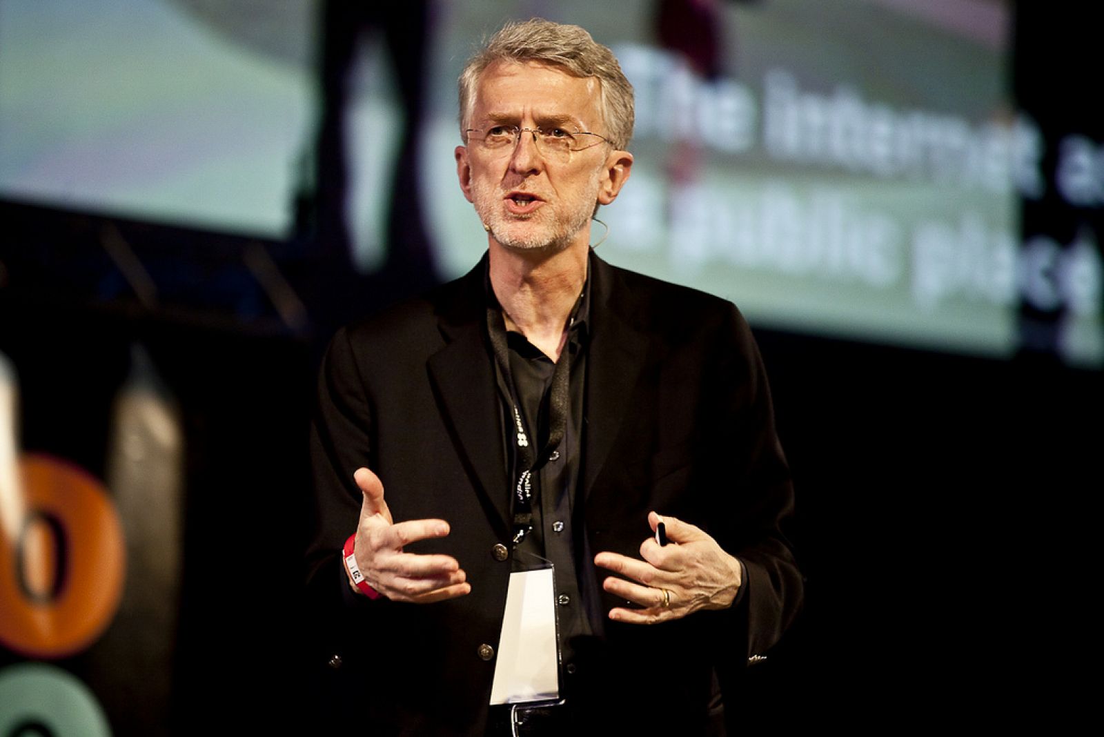 Jeff Jarvis en el eventó re:publica en Berlín (Alemania) en 2010.