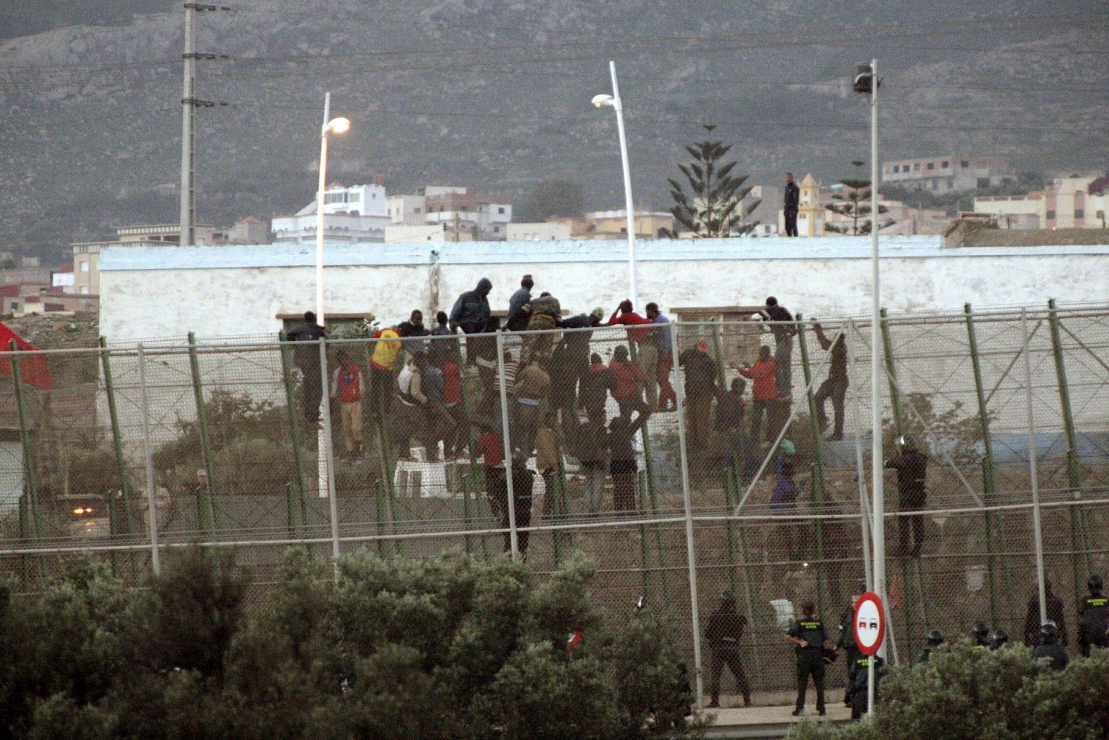 Imagen de archivo de la valla de Melilla