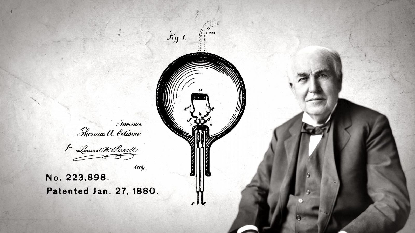 Patente de la bombilla de Edison