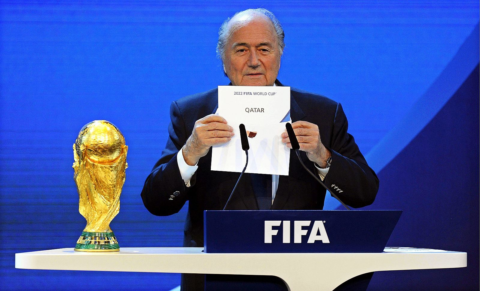 Imagen de archivo del presidente de la FIFA, Joseph Blatter