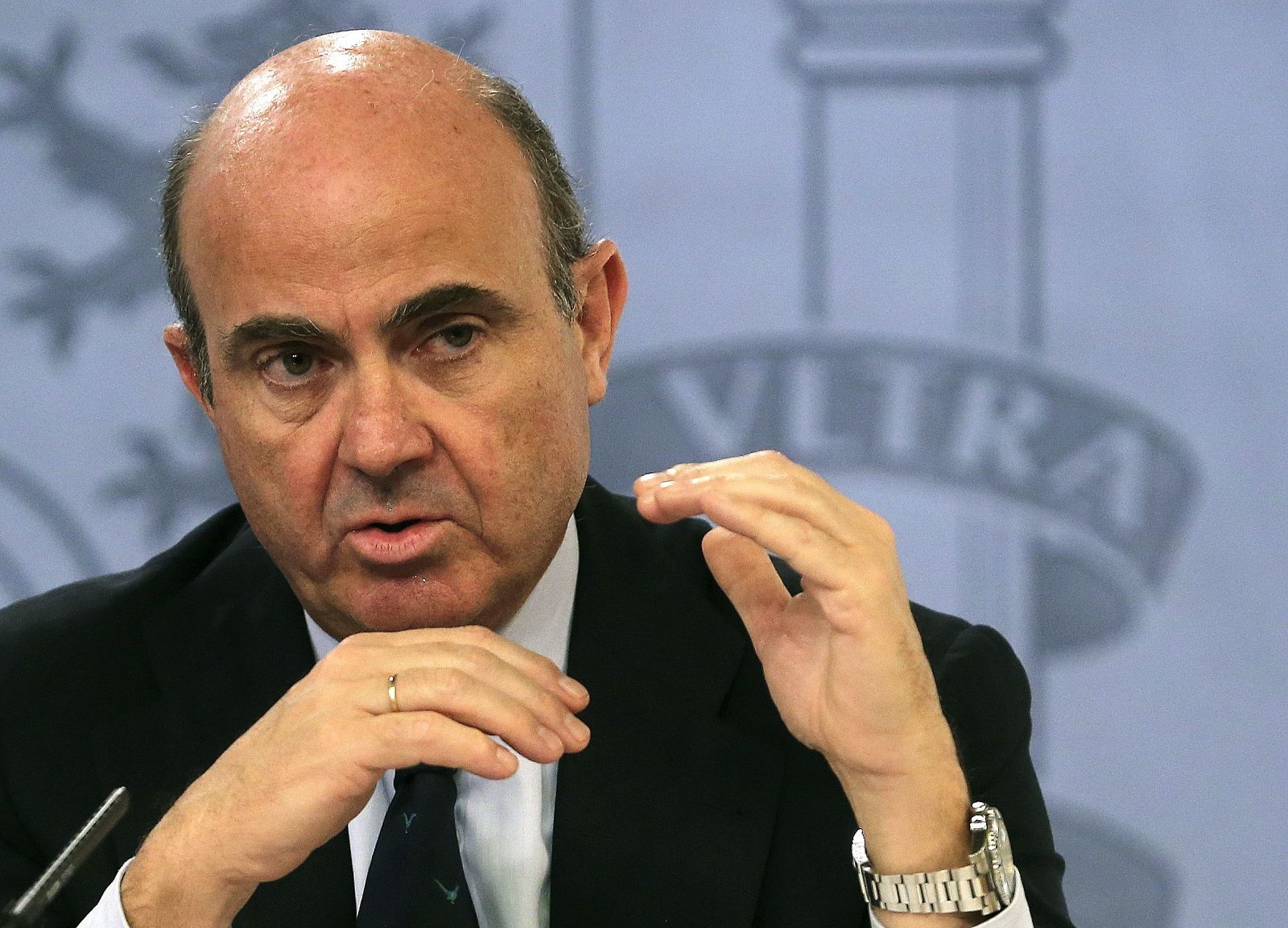 El ministro español de Economía y Competitividad, Luis de Guindos