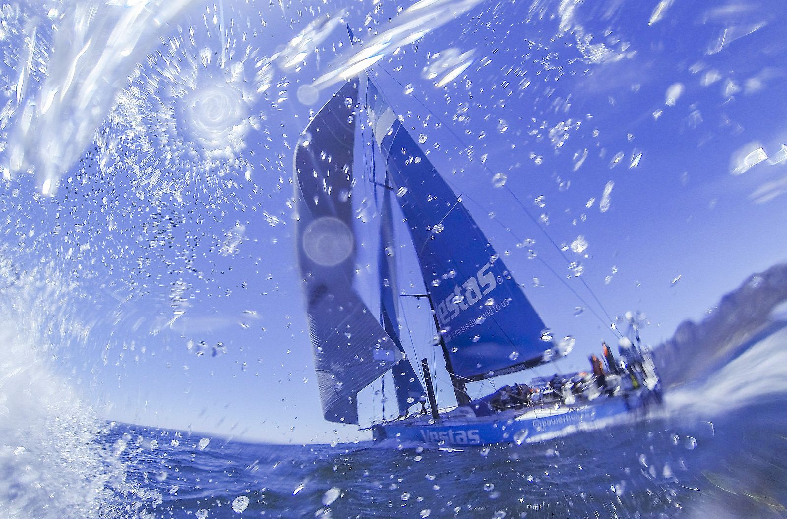 Volvo Ocean Race Danish Team Vestas Wind runs aground