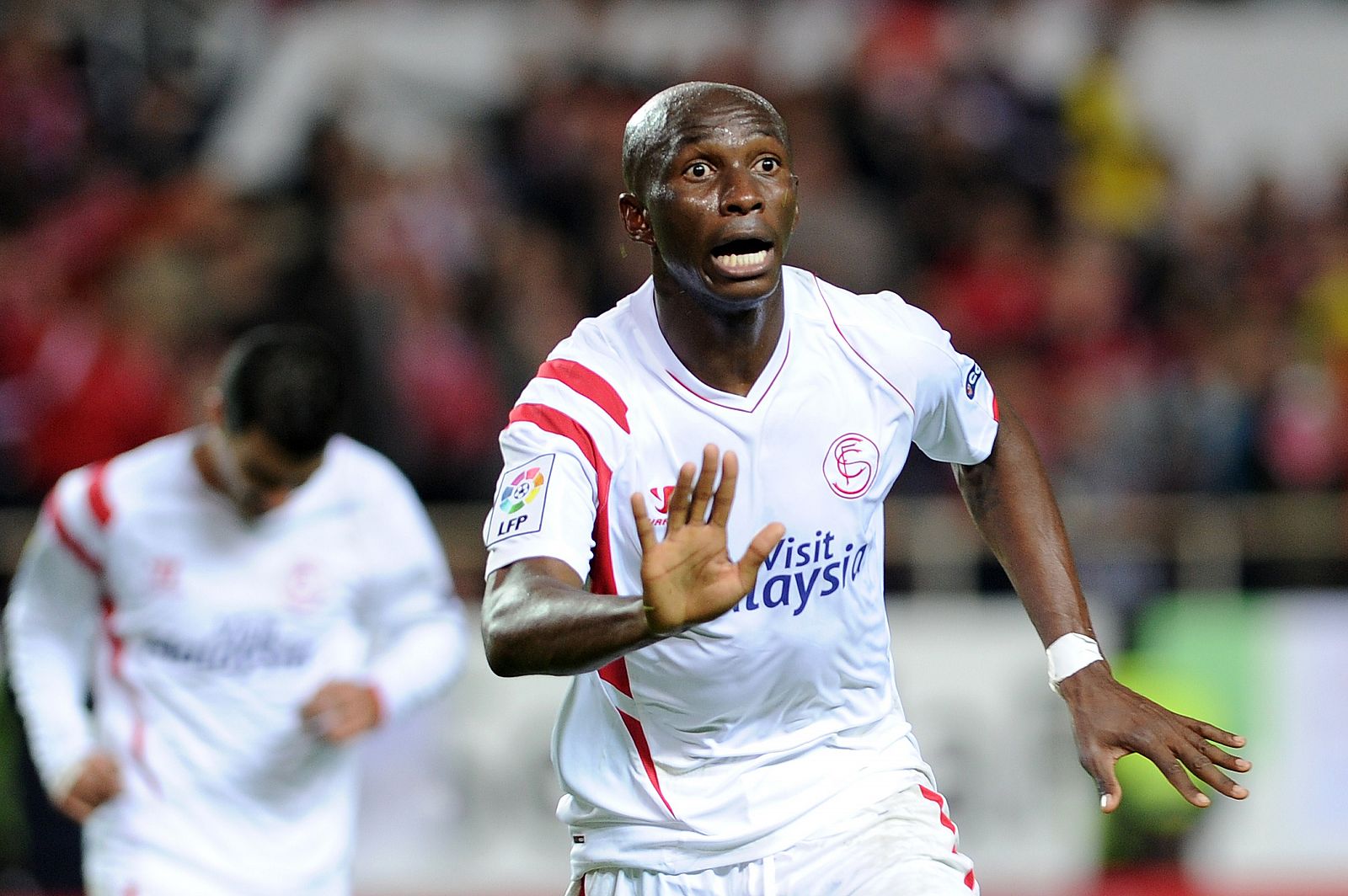 Mbia, jugador del Sevilla.