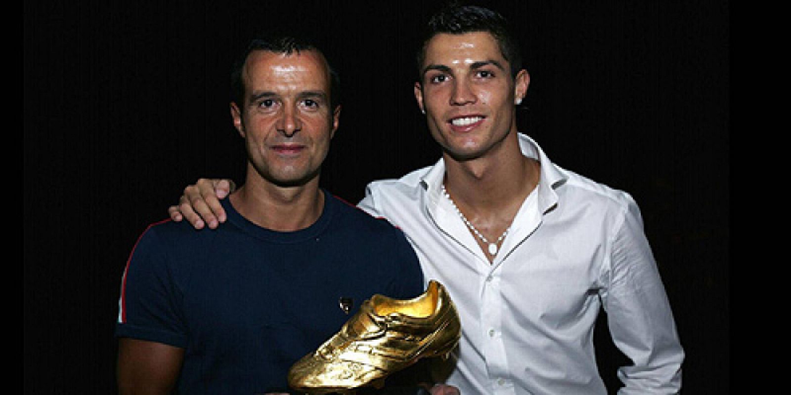 Imagen de archivo de Jorge Méndez con su representado, Cristiano Ronaldo.