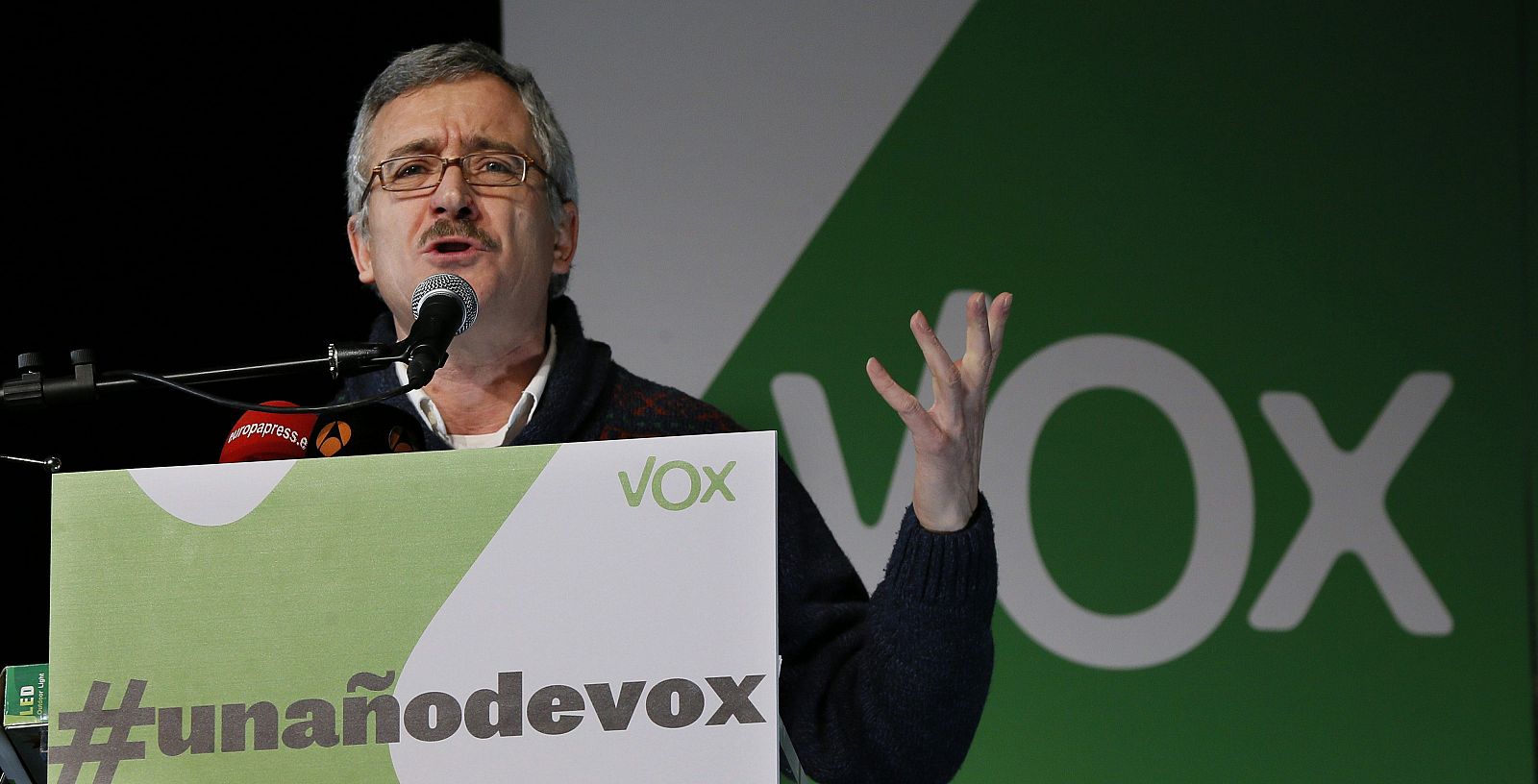 José Antonio Ortega Lara interviene en el primer aniversario de VOX