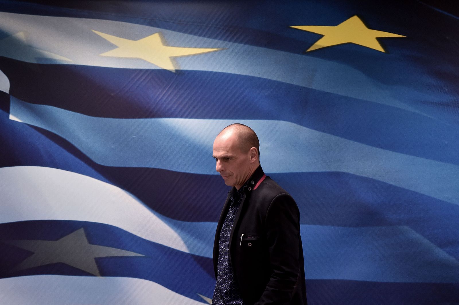 El ministro griego de Finanzas, Yanis Varoufakis, durante su toma de posesión en Atenas.