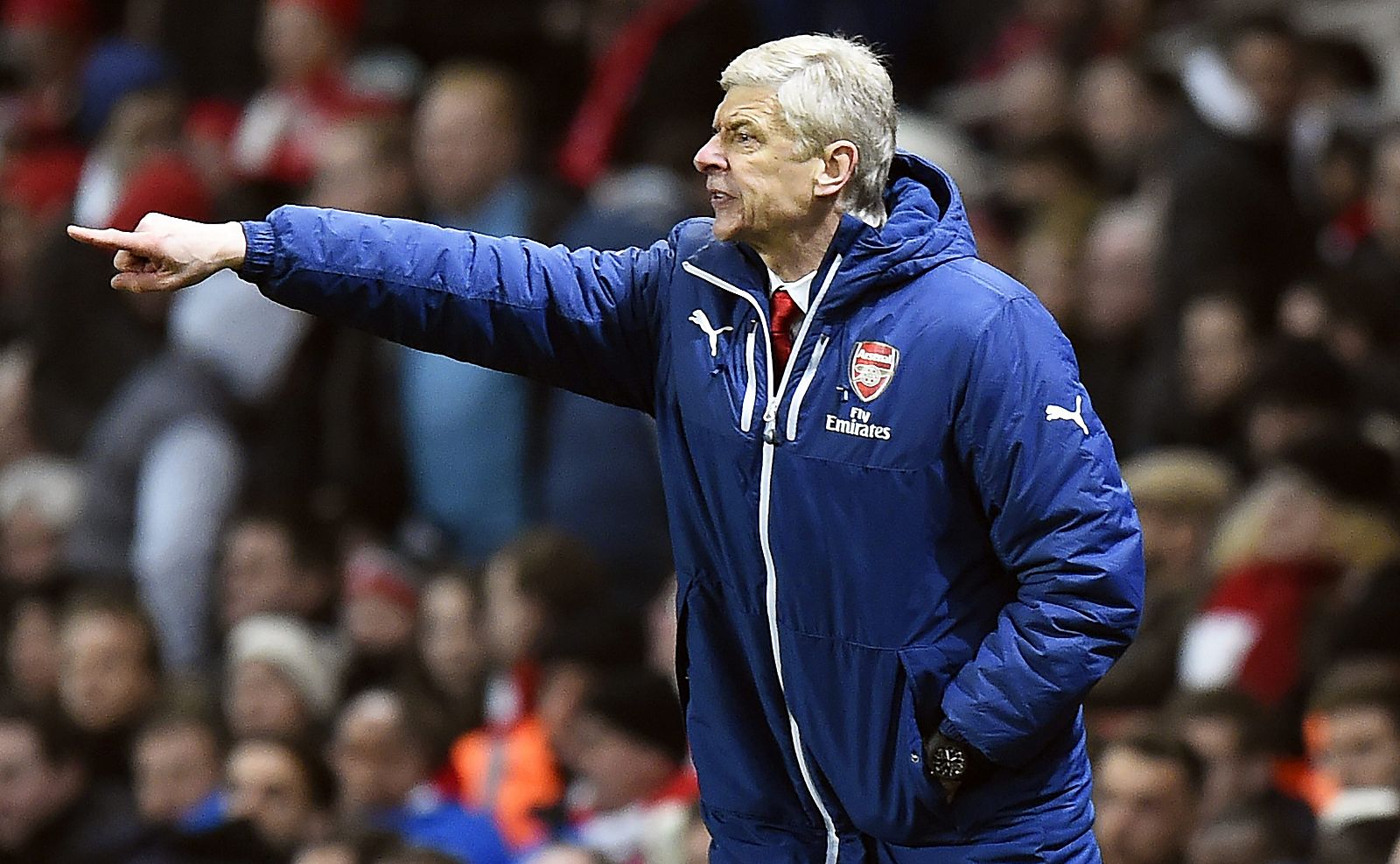 El director técnico del Arsenal, Arsene Wenger.