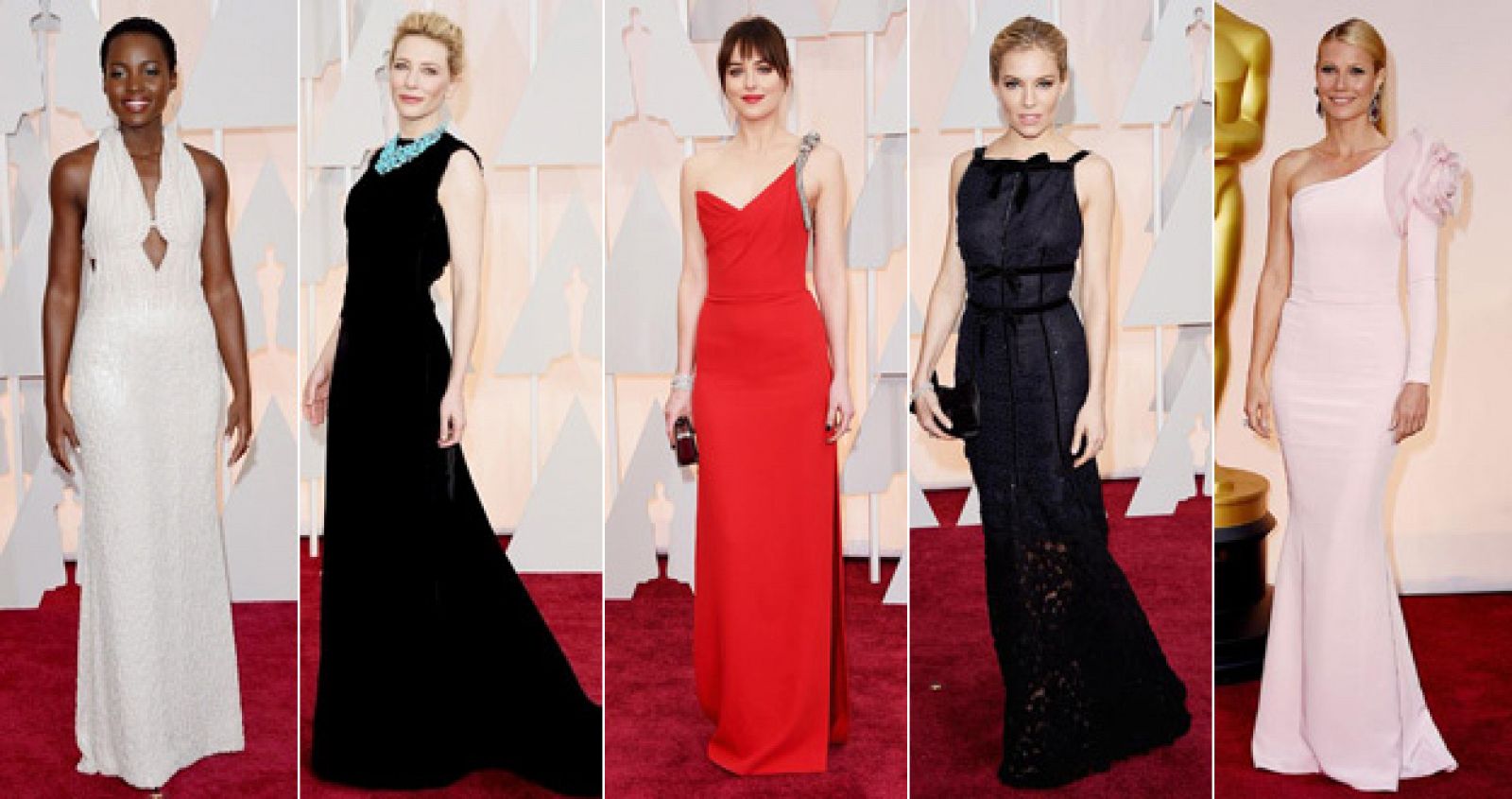 Las más elegantes de los Oscars 2015.
