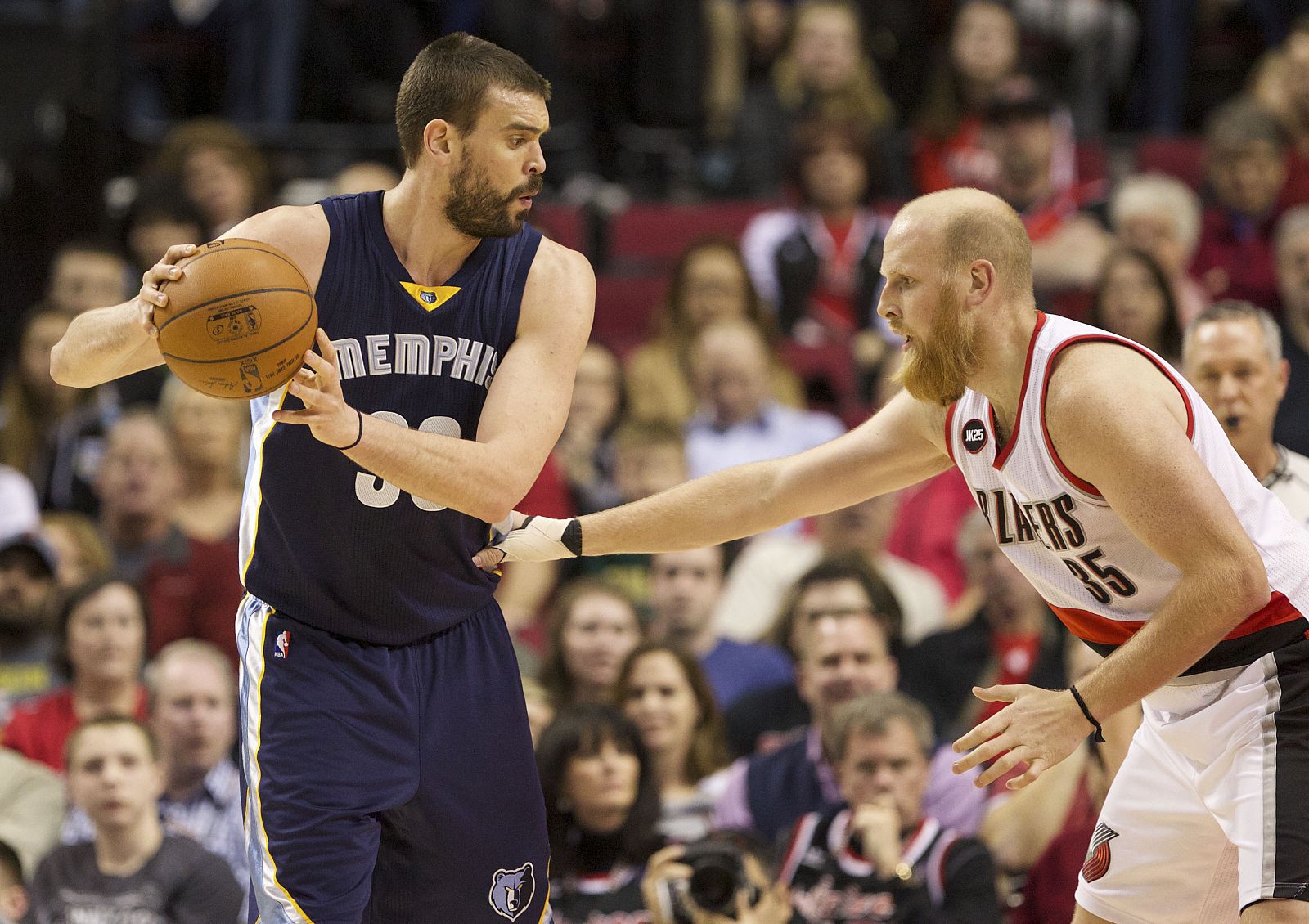 Marc Gasol, en el partido contra los Blazers.