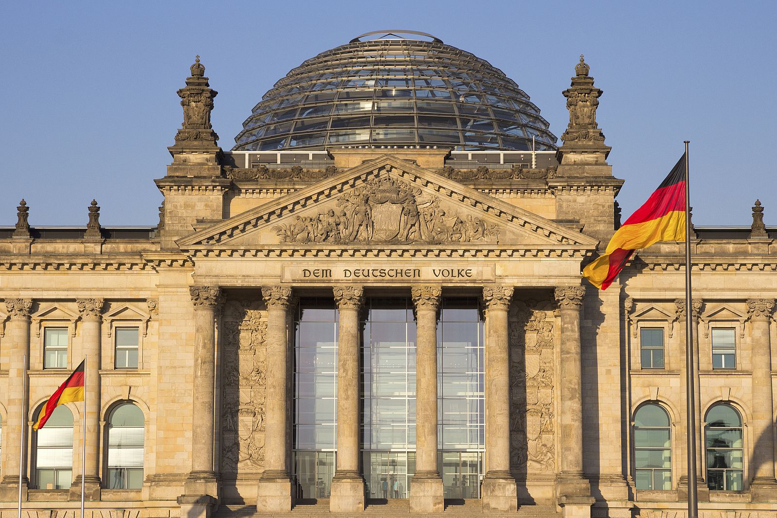 Edificio del Reichstag, sede del Parlamento alemán