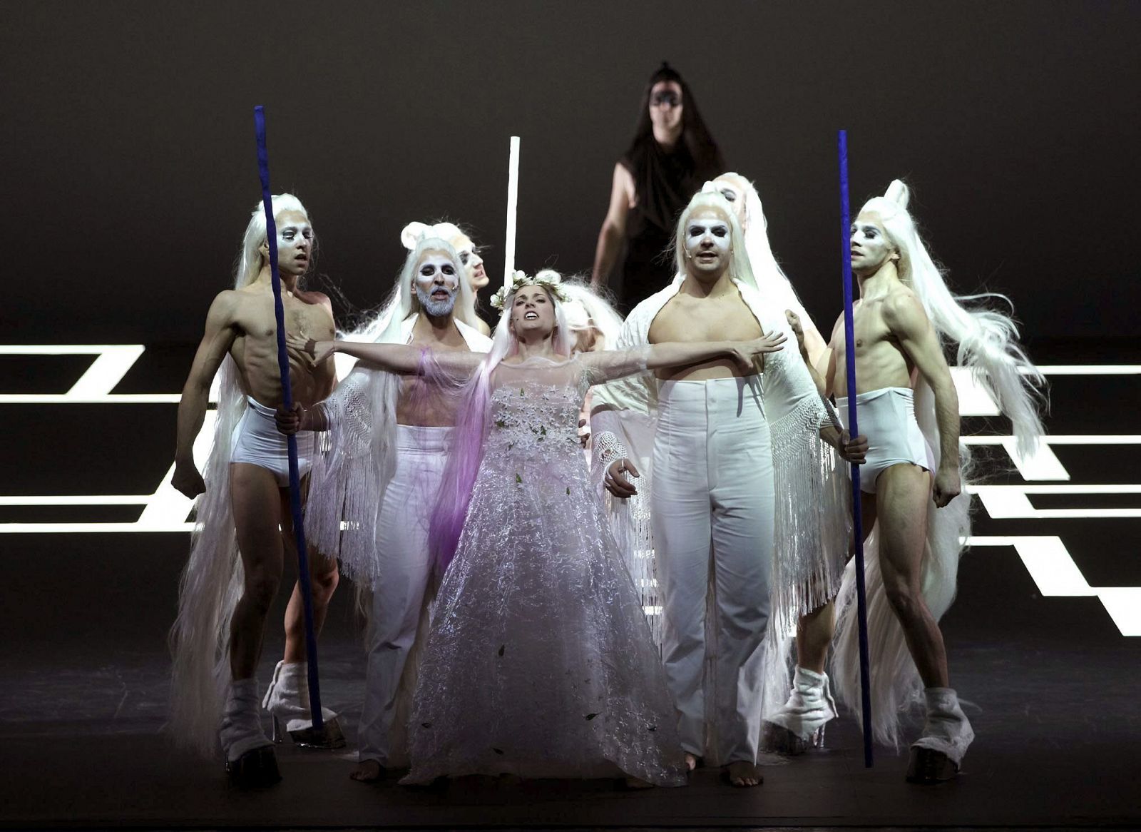 Un momento de la representación de 'El Público', ópera de Mauricio Sotelo basada en la obra homónima de Federico García Lorca.