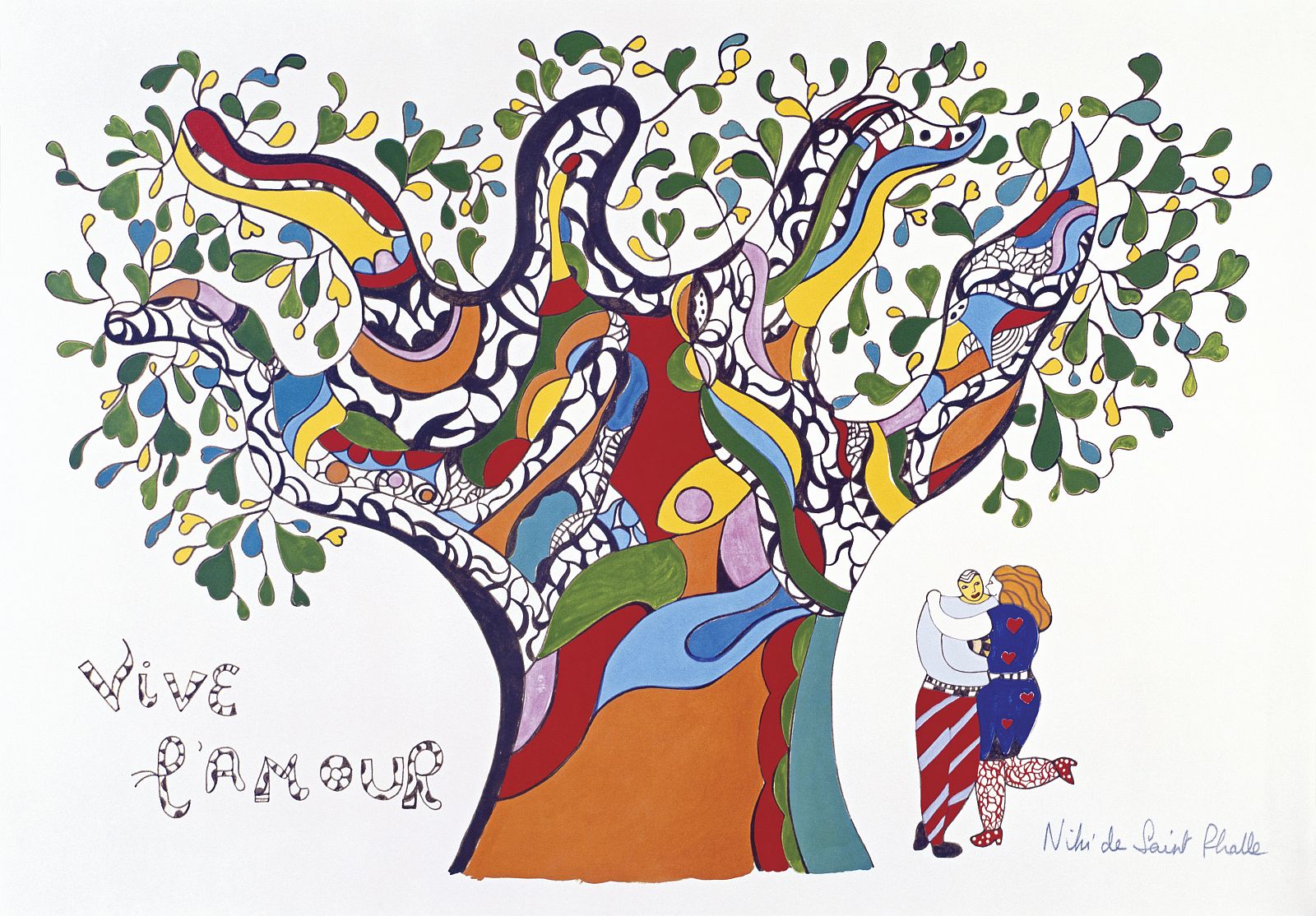 'Viva el amor (Vive l'Amour)', 1990. Niki de Saint Phalle.  Niki Charitable Art Foundation, Santee, EE. UU.