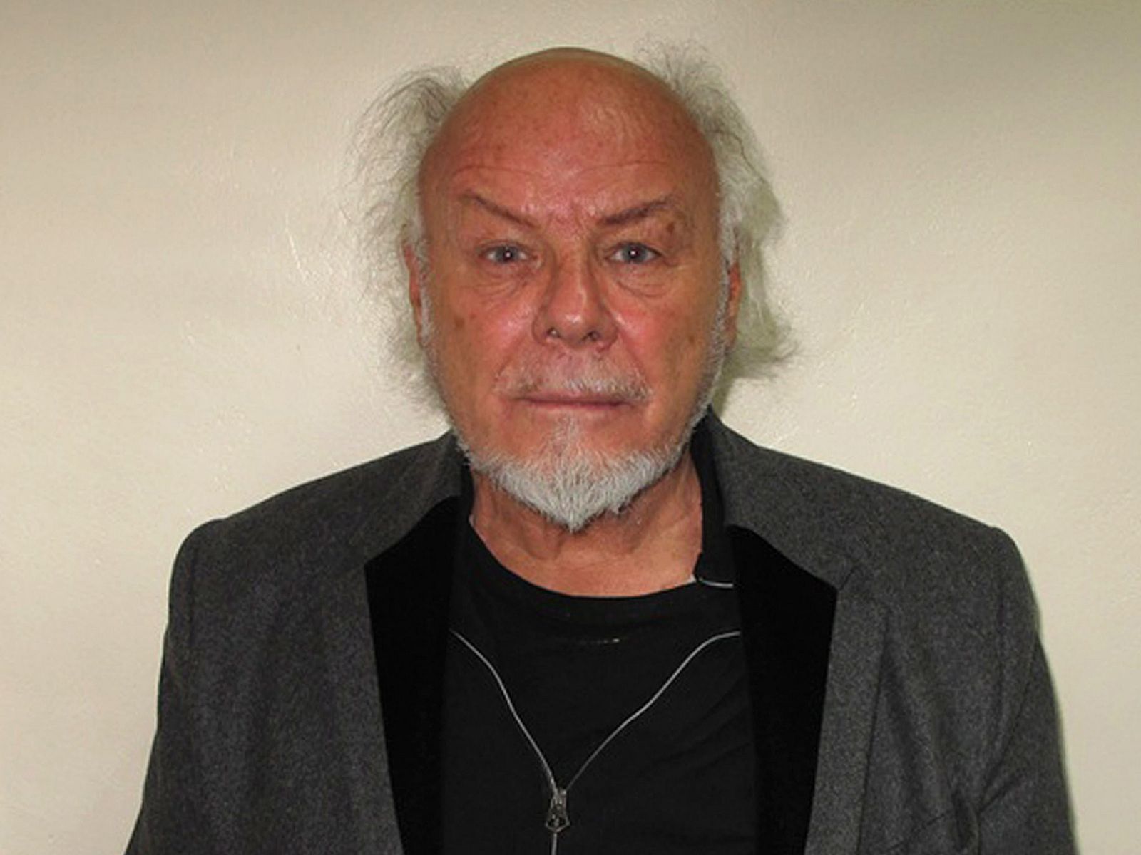 Fotografía policial del músico Gary Glitter