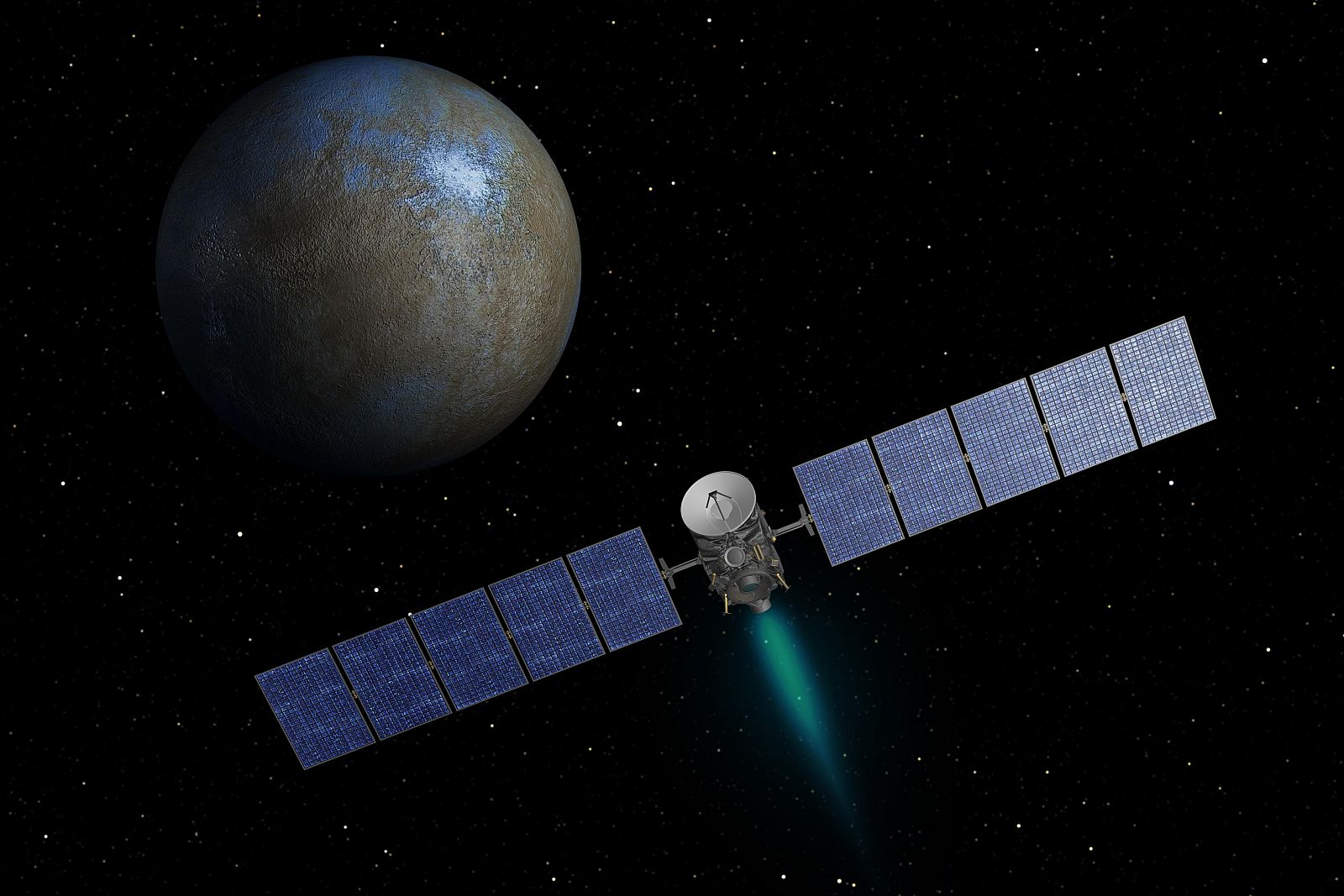 La sonda espacial Dawn se acerca al planeta enano Ceres