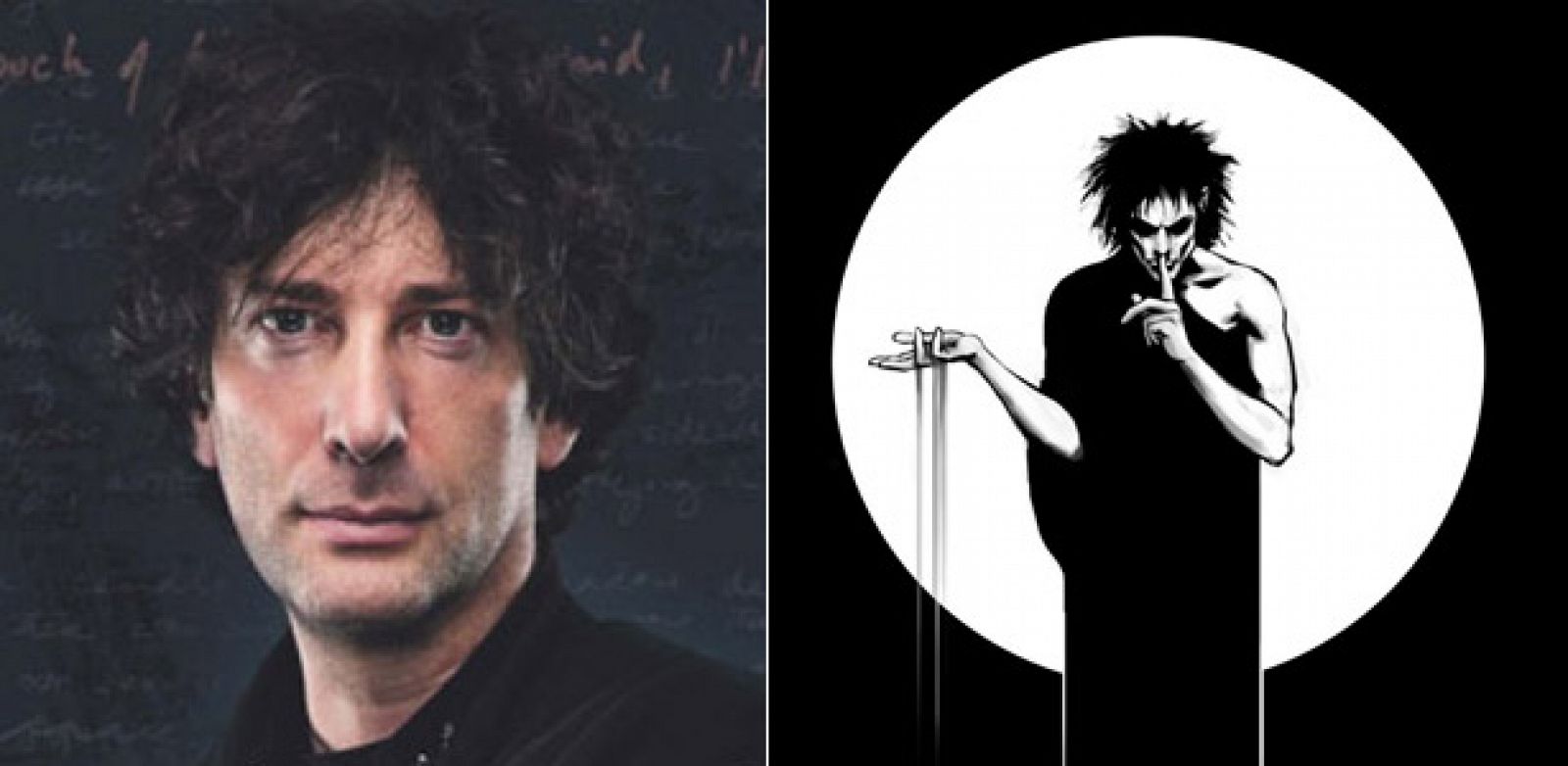 Neil Gaiman y su personaje más popular 'The Sandman'