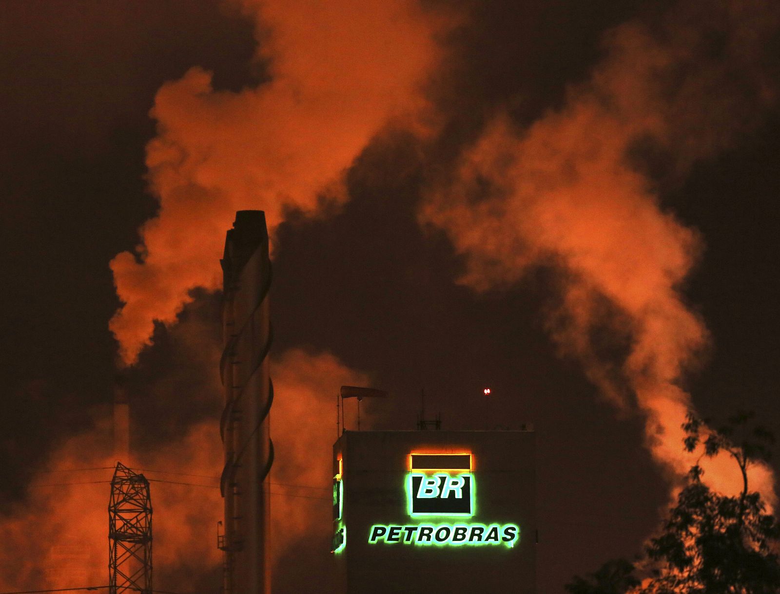 El logo de la empresa estatal brasileña Petrobras
