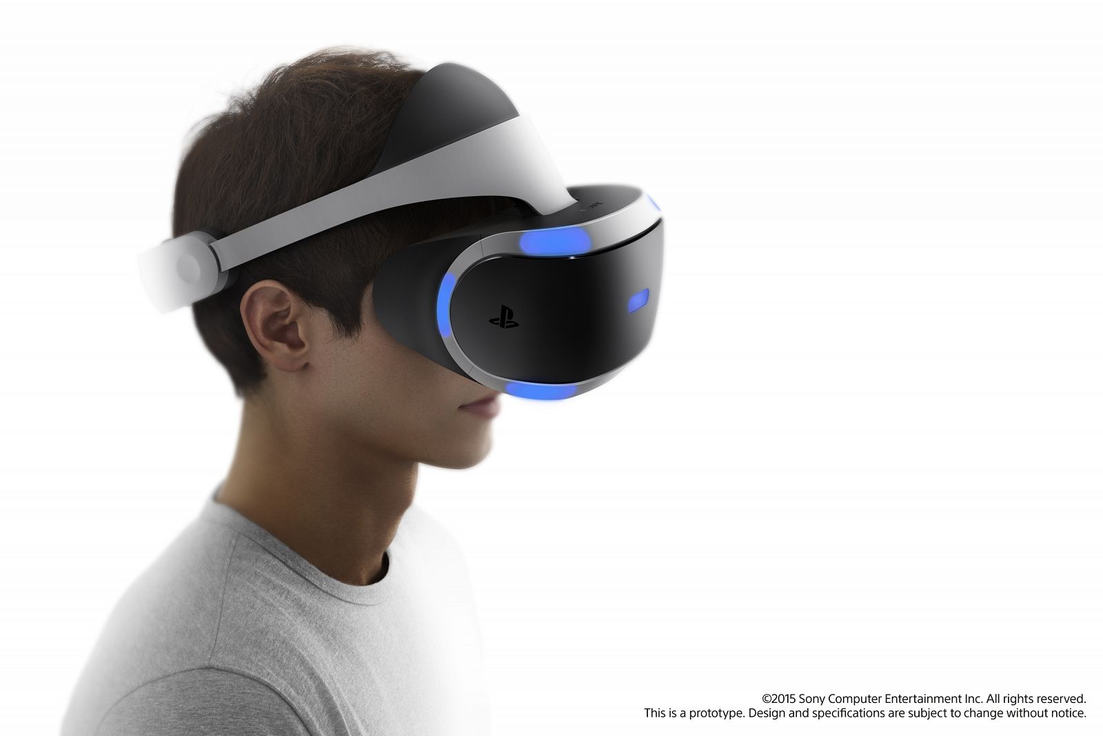 El nuevo prototipo del casco de realidad virtual Morpheus.