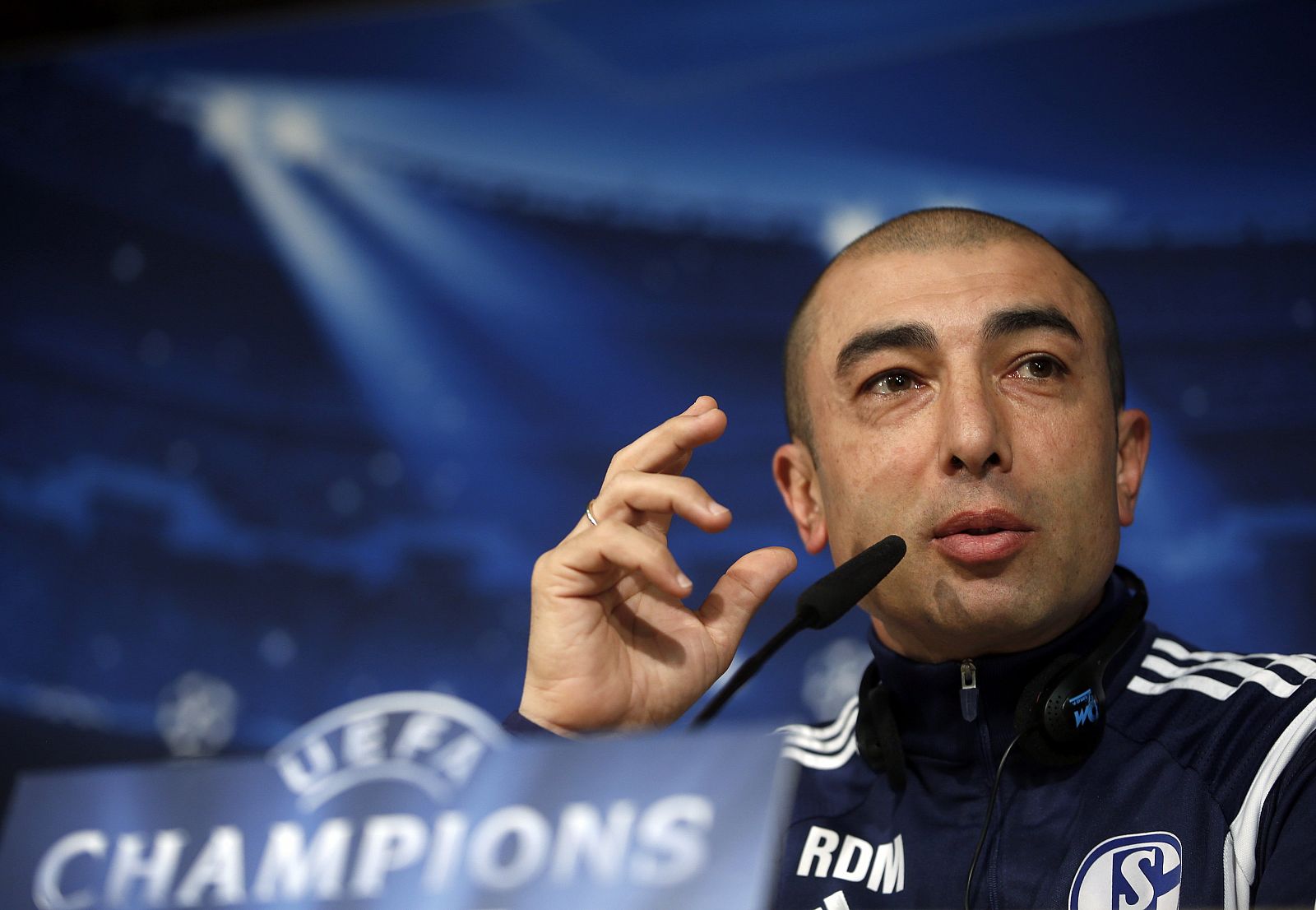 Rueda de prensa del entrenador del Schalke, Roberto di Matteo