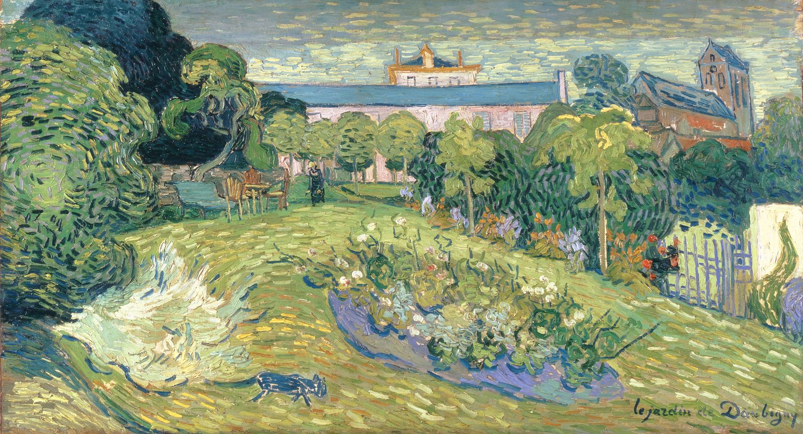 El jardín de Daubigny (1890), Vincent Van Gogh