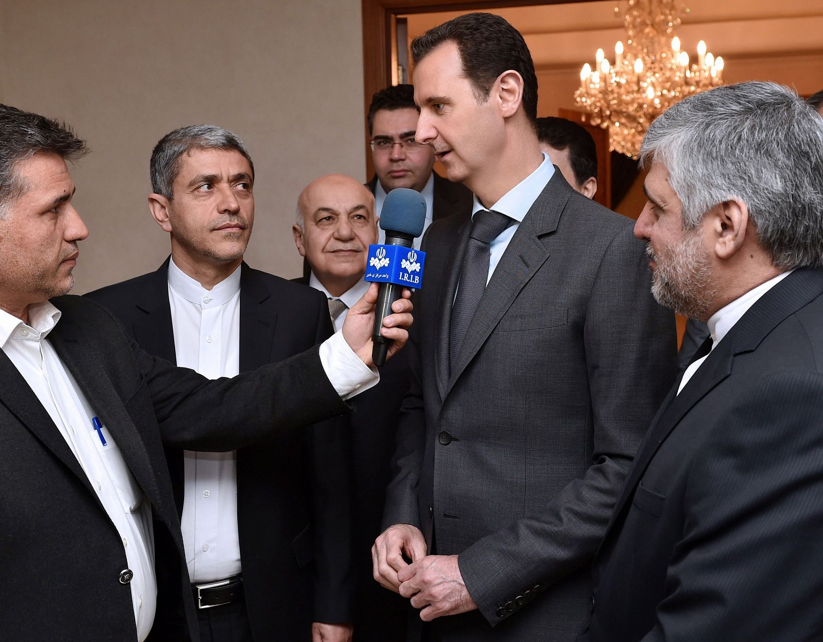 Bachar Al Asad, entrevistado por la televisión iraní este lunes en Damasco.