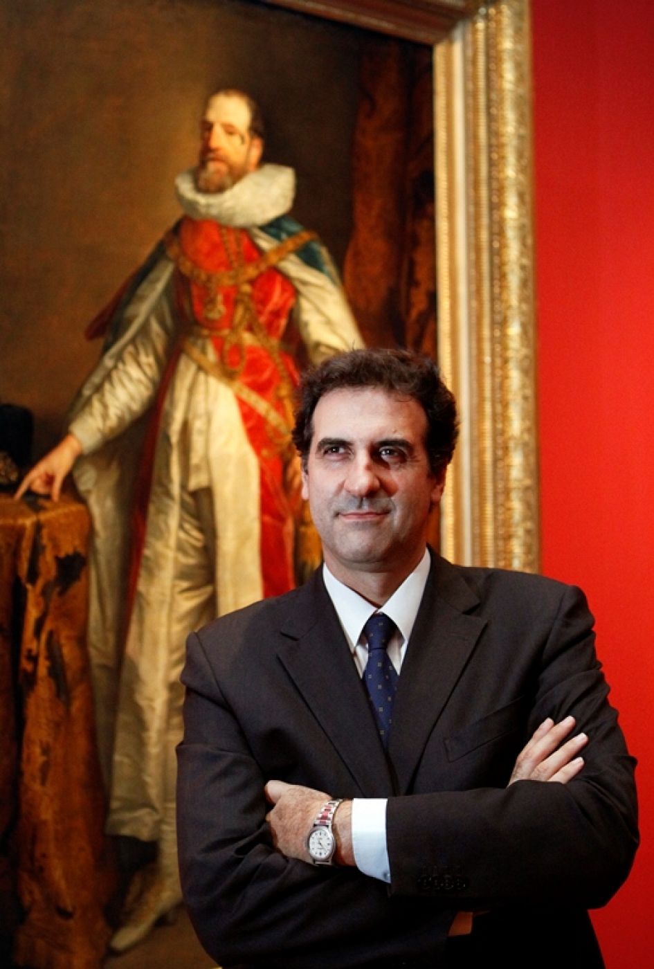 Gabriel Finaldi, nuevo director de la National Gallery de Londres, en una imagen en el Museo Hermitage de San Petersburgo.