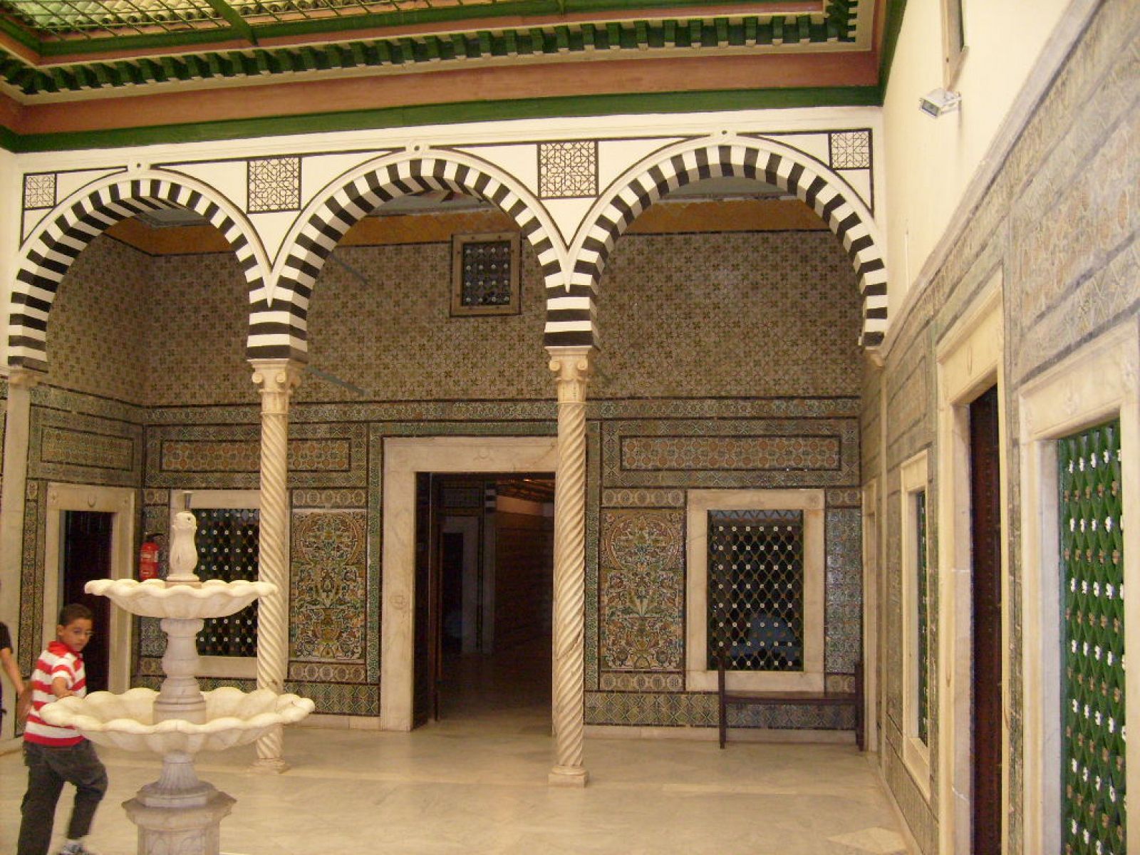 Interior del Museo Nacional del Bardo (Túnez).
