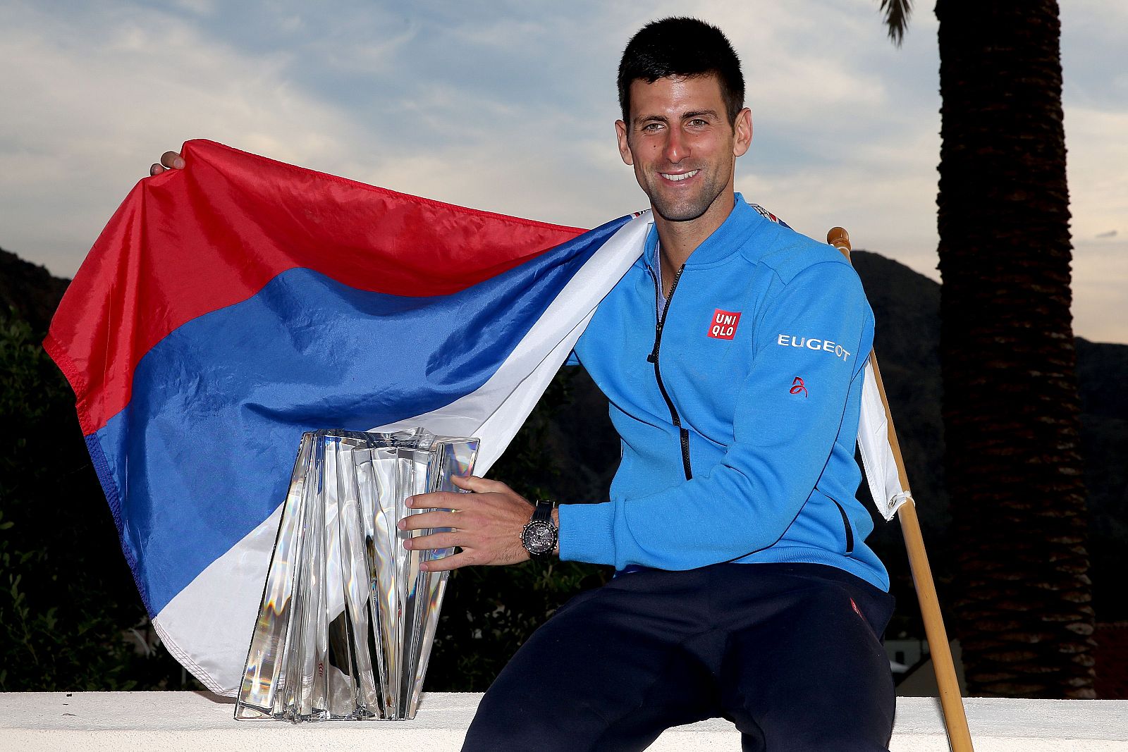 Djokovic, tras ganar en el Masters de Indian Wells.