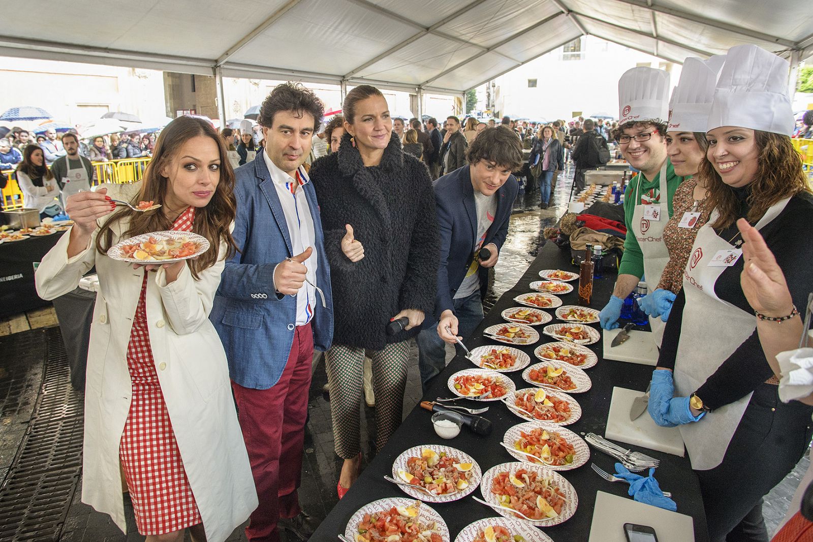 MasterChef en FesTVal de Murcia. Macroensalada