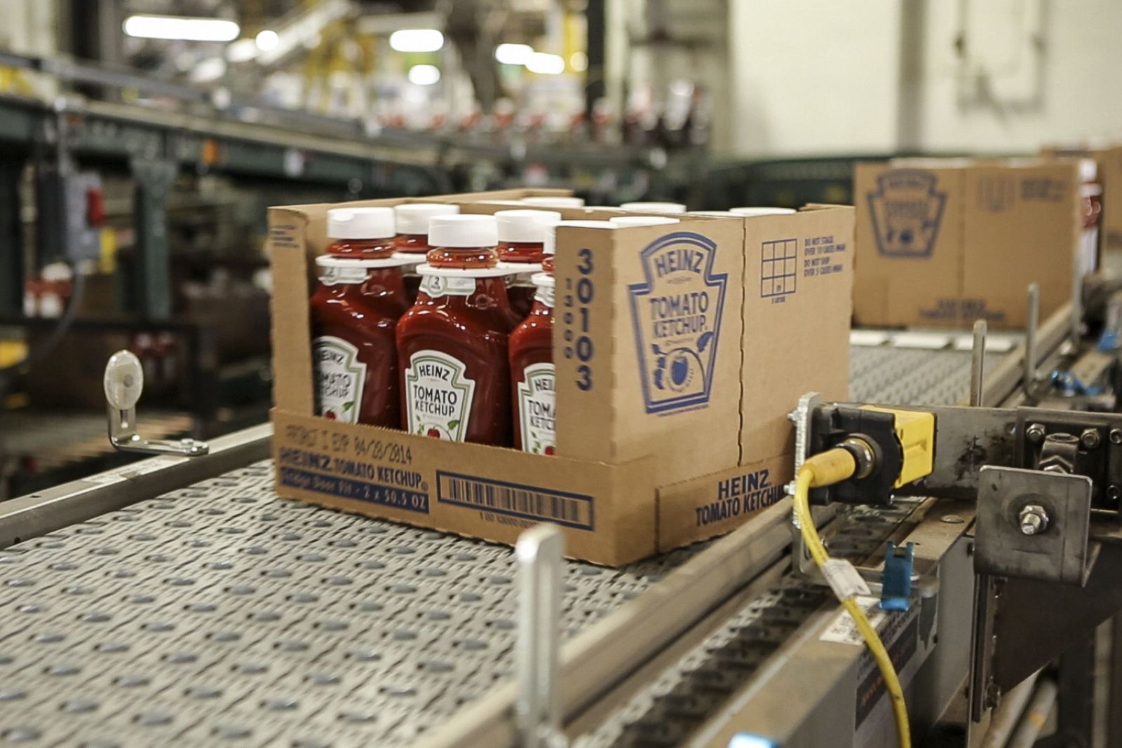Imagen de la fábrica de ketchup Heinz en Fremont, Ohio, Estados Unidos