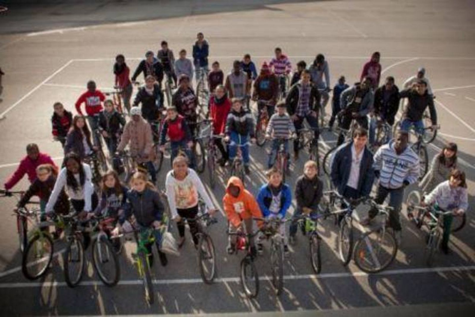 Bicicletas solidarias de la Plataforma de Voluntariado de RTVE