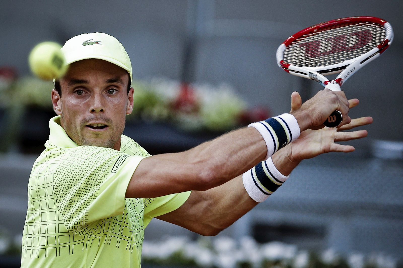 Imagen de archivo del tenista Roberto Bautista Agut durante el Mutua Madrid Open 2014.