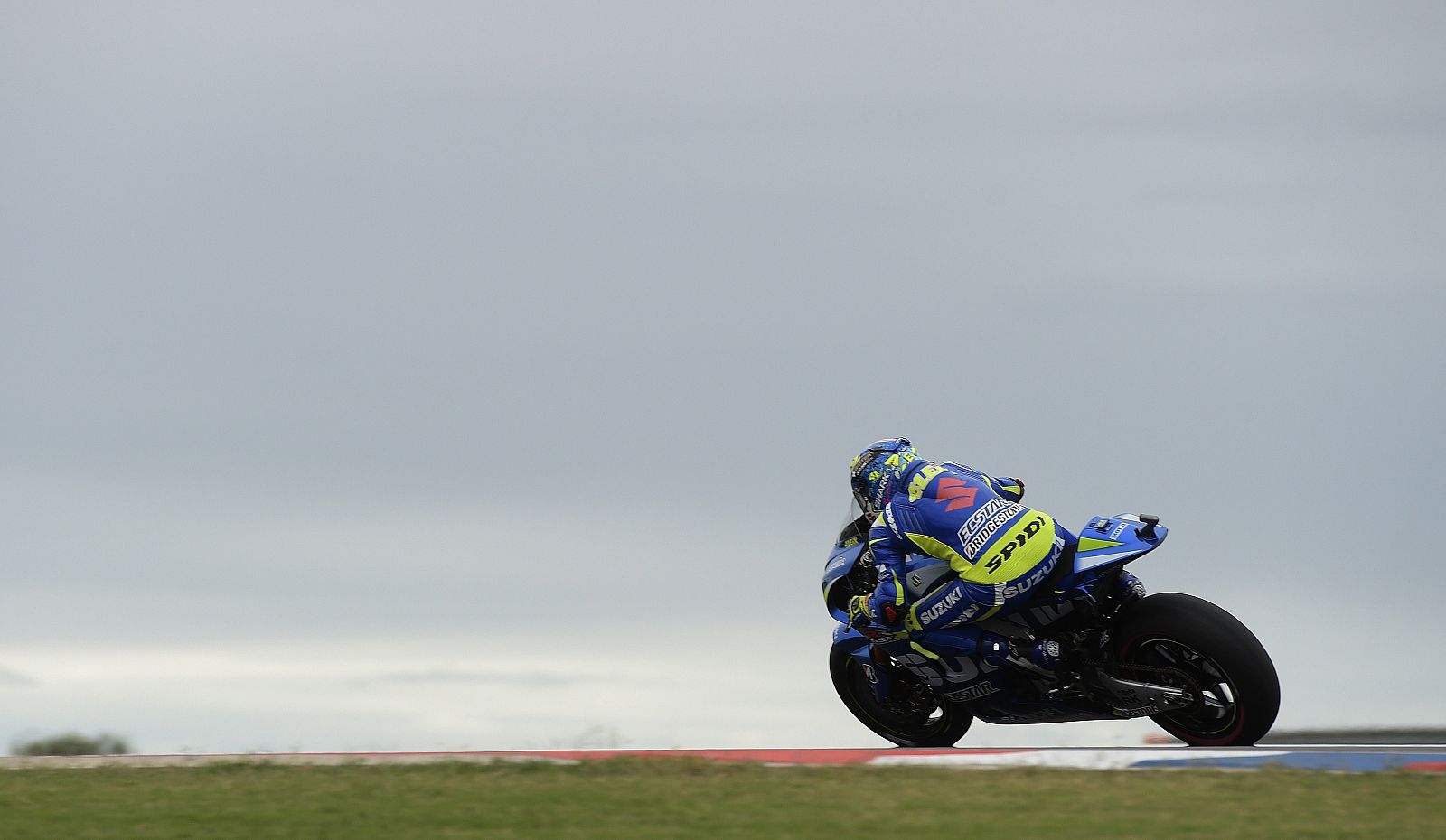 Aléix Espargaró durante los segundos libres de Argentina.