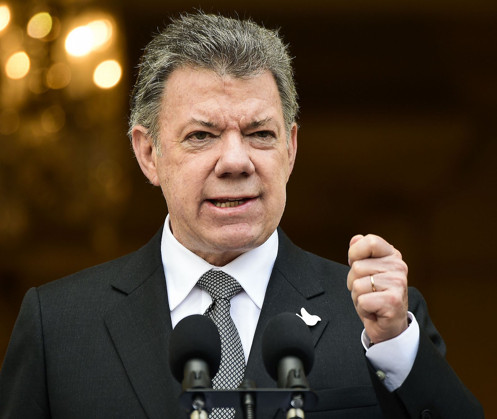 El presidente de Colombia, Juan Manuel Santos, en una imagen de archivo.