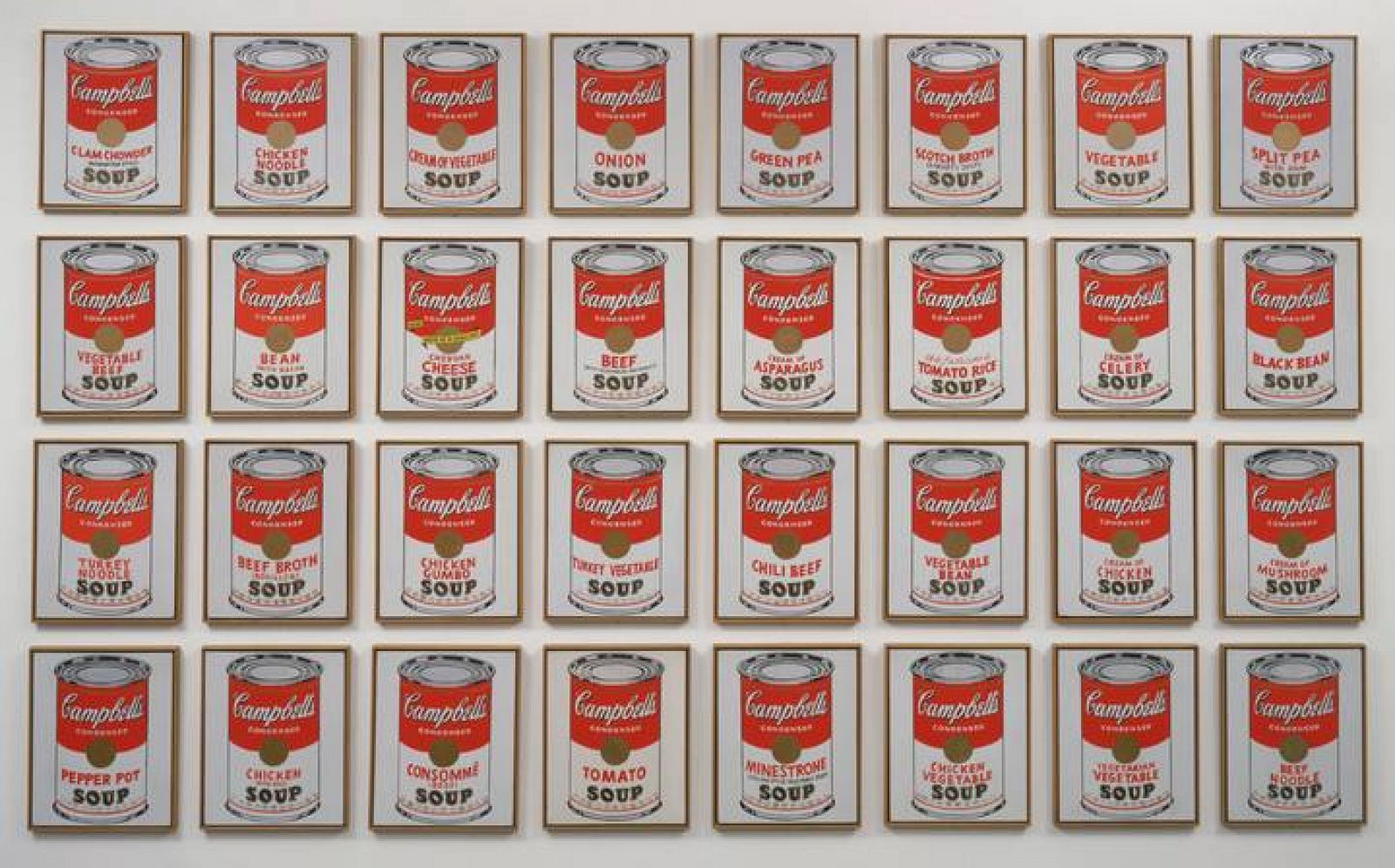 Andy Warhol y latas de sopa en línea - RTVE.es