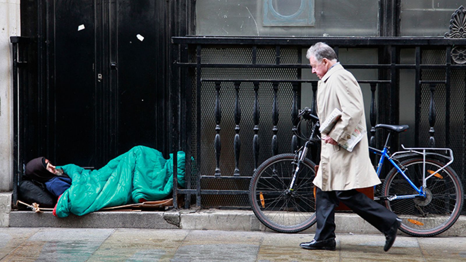 La cifra de personas que duermen en la calle en Londres aumentó más de un tercio entre el otoño de 2013 y otoño de 2014.