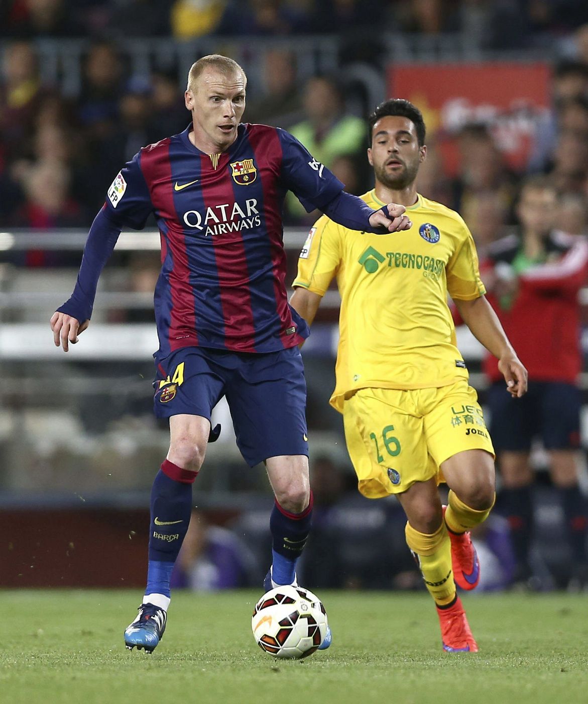 El defensa francés del FC Barcelona Jeremy Mathieu.