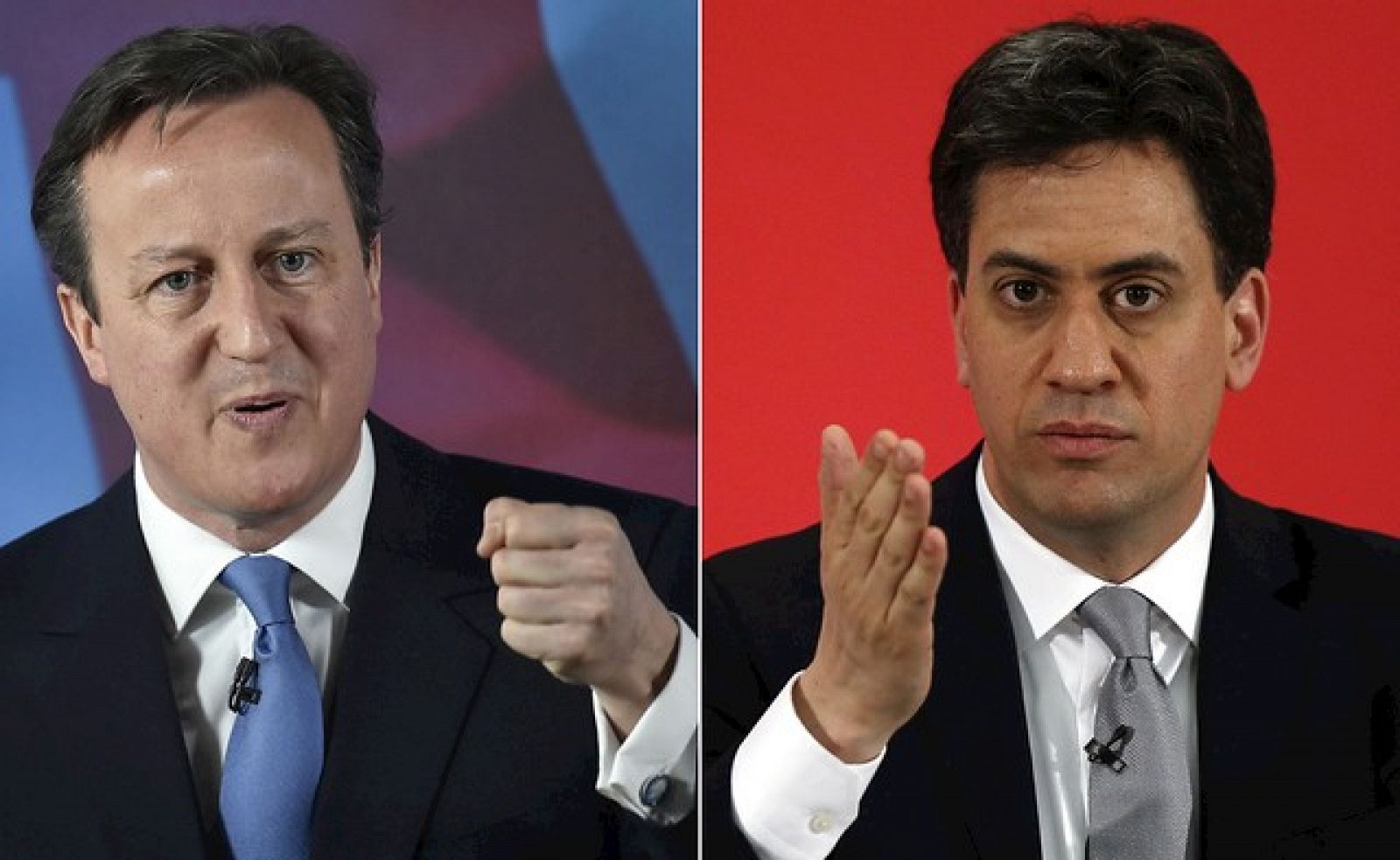 David Cameron y Ed Miliband no lograrán mayoría absoluta, según los sondeos.