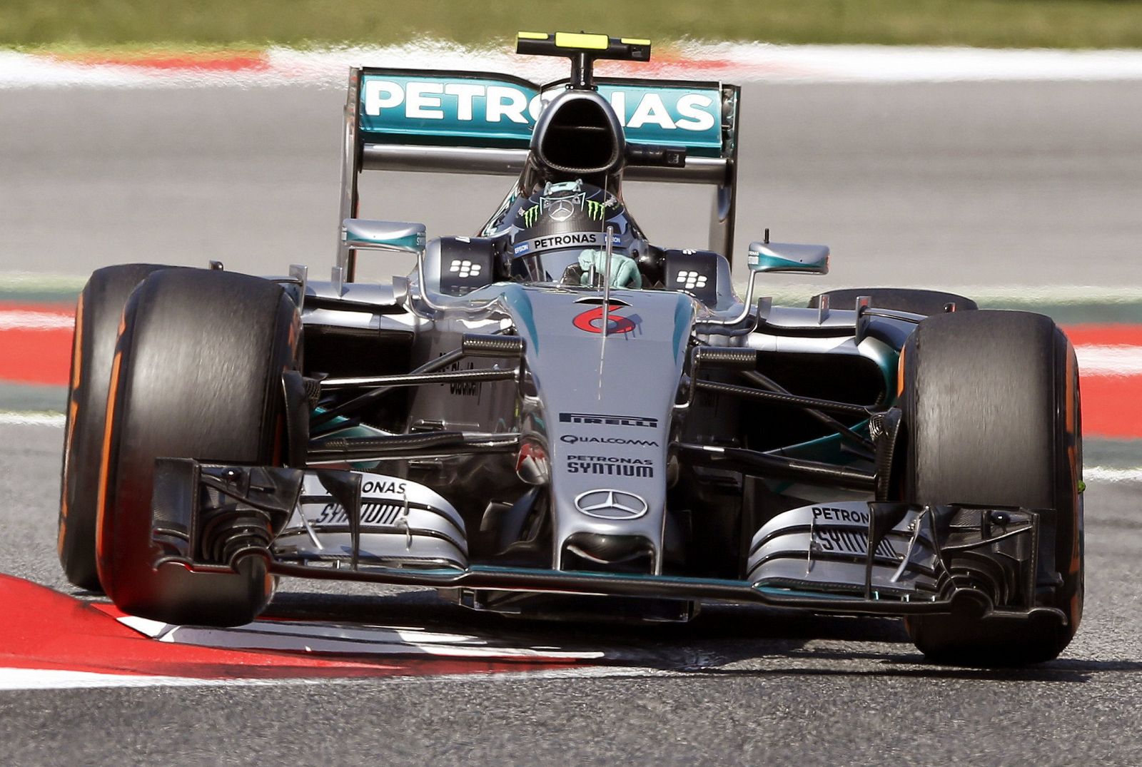 El piloto alemán Nico Rosberg del equipo Mercedes.